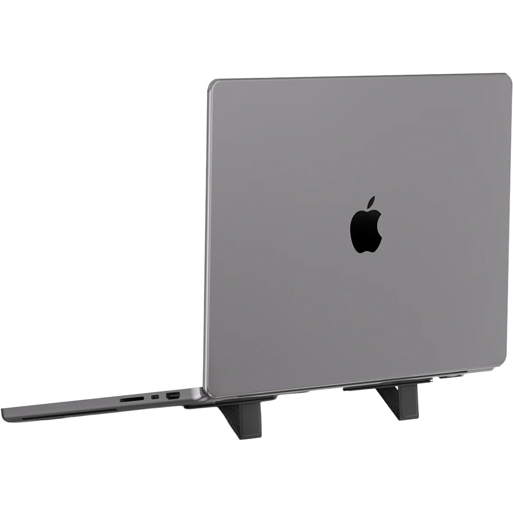 Höhenverstellbarer Ständer für Laptop und Tablet, Spigen Slimfold LD201-S2, Schwarz