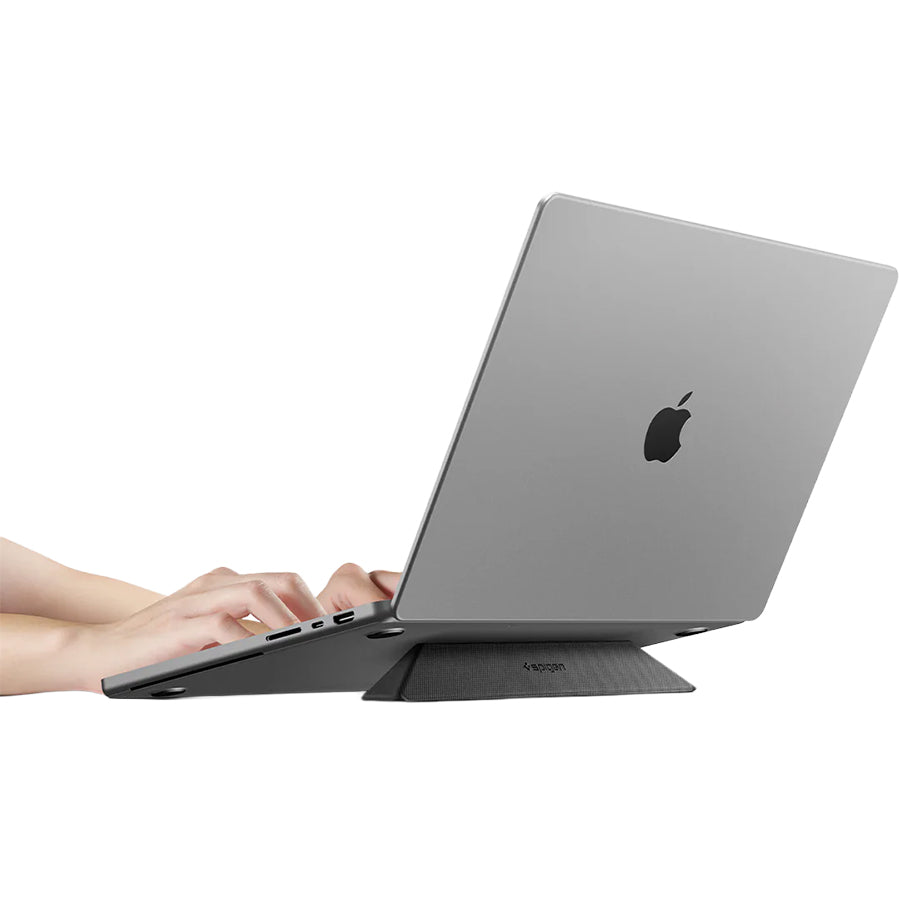 Universalständer für Laptop, Tablet und Tastatur, Spigen Slimfold LD201-S4, Schwarz