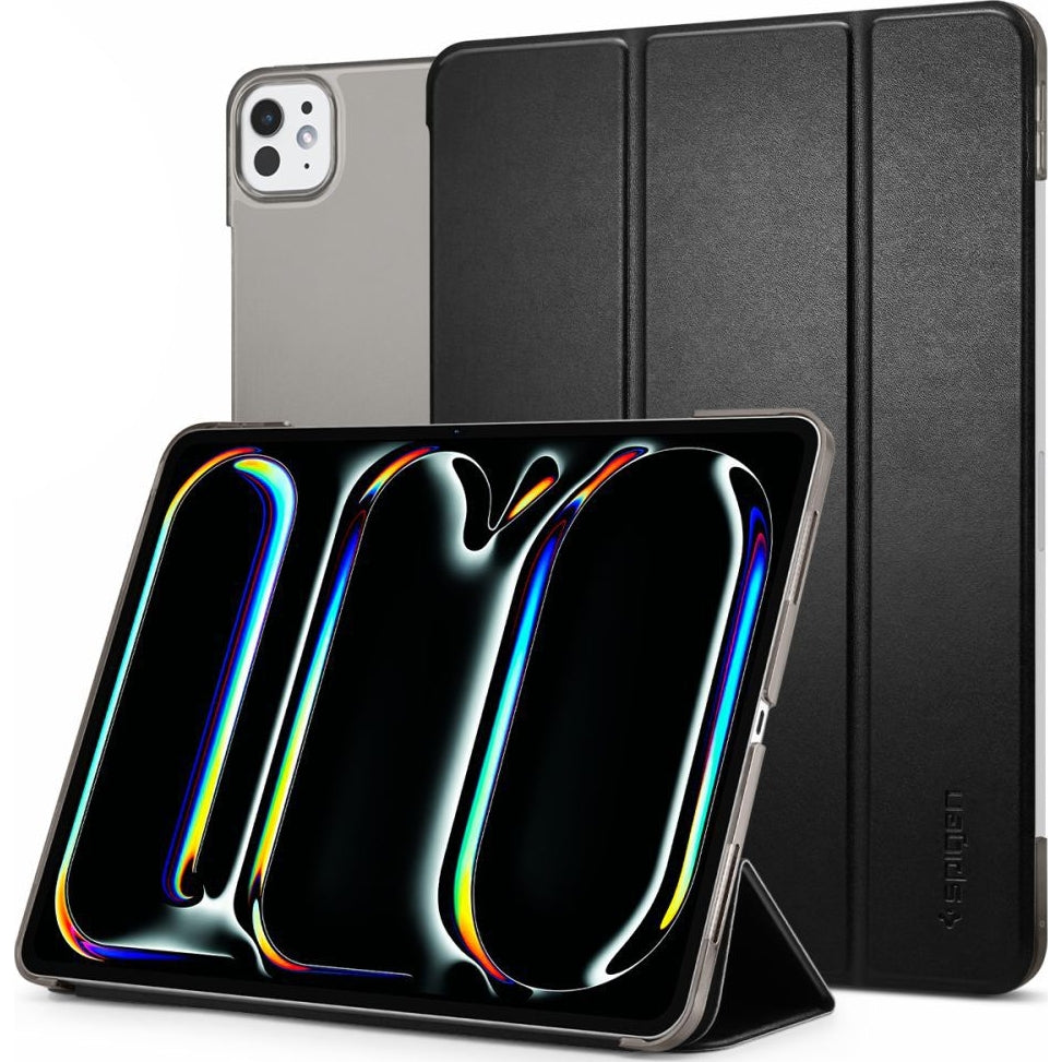 Schutzhülle für iPad Pro 11" 5 gen. 2024, Spigen Smart Fold, Schwarz