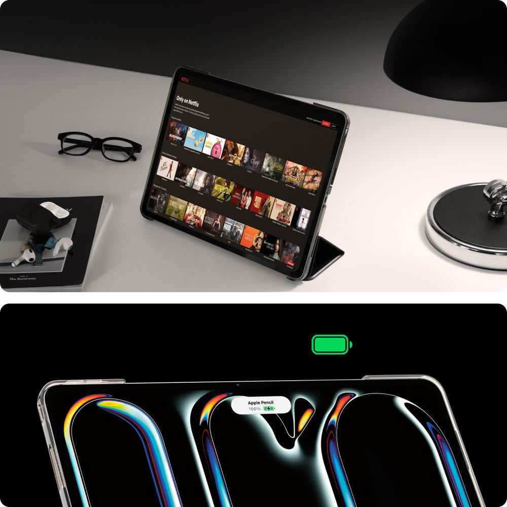 Schutzhülle für iPad Pro 11" 5 gen. 2024, Spigen Smart Fold, Schwarz