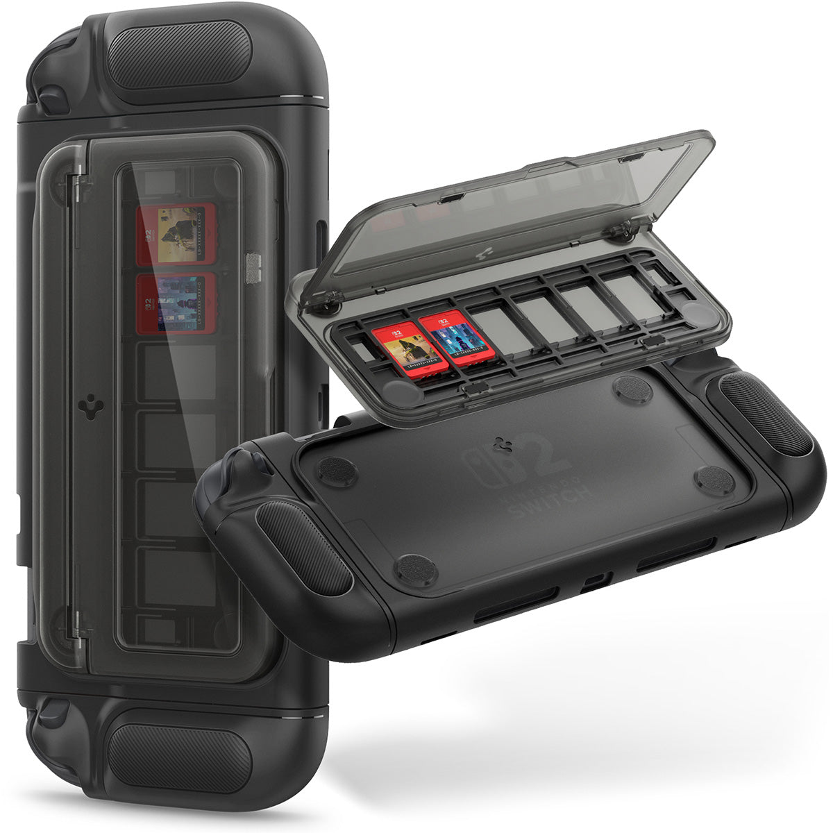 Hülle für Nintendo Switch 2, Spigen Snap Switch, Schwarz