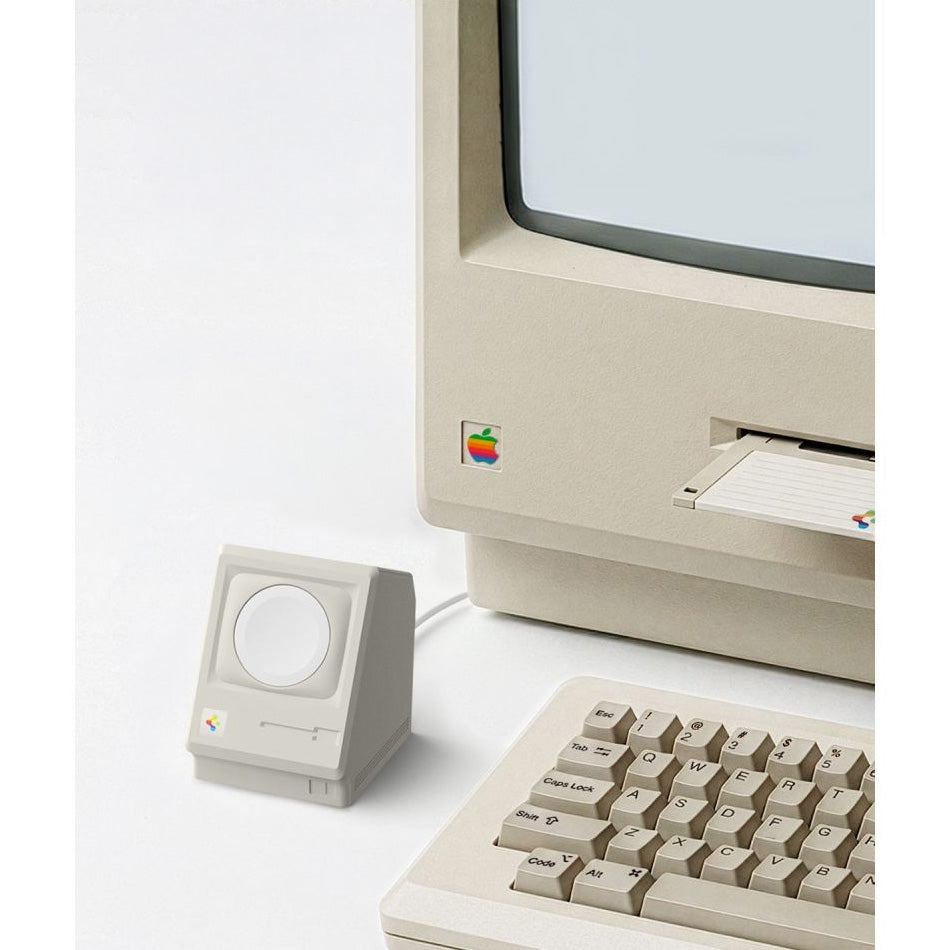 Dockingstation für Apple Watch Ladegerät, Spigen Classic LS Stand, Beige