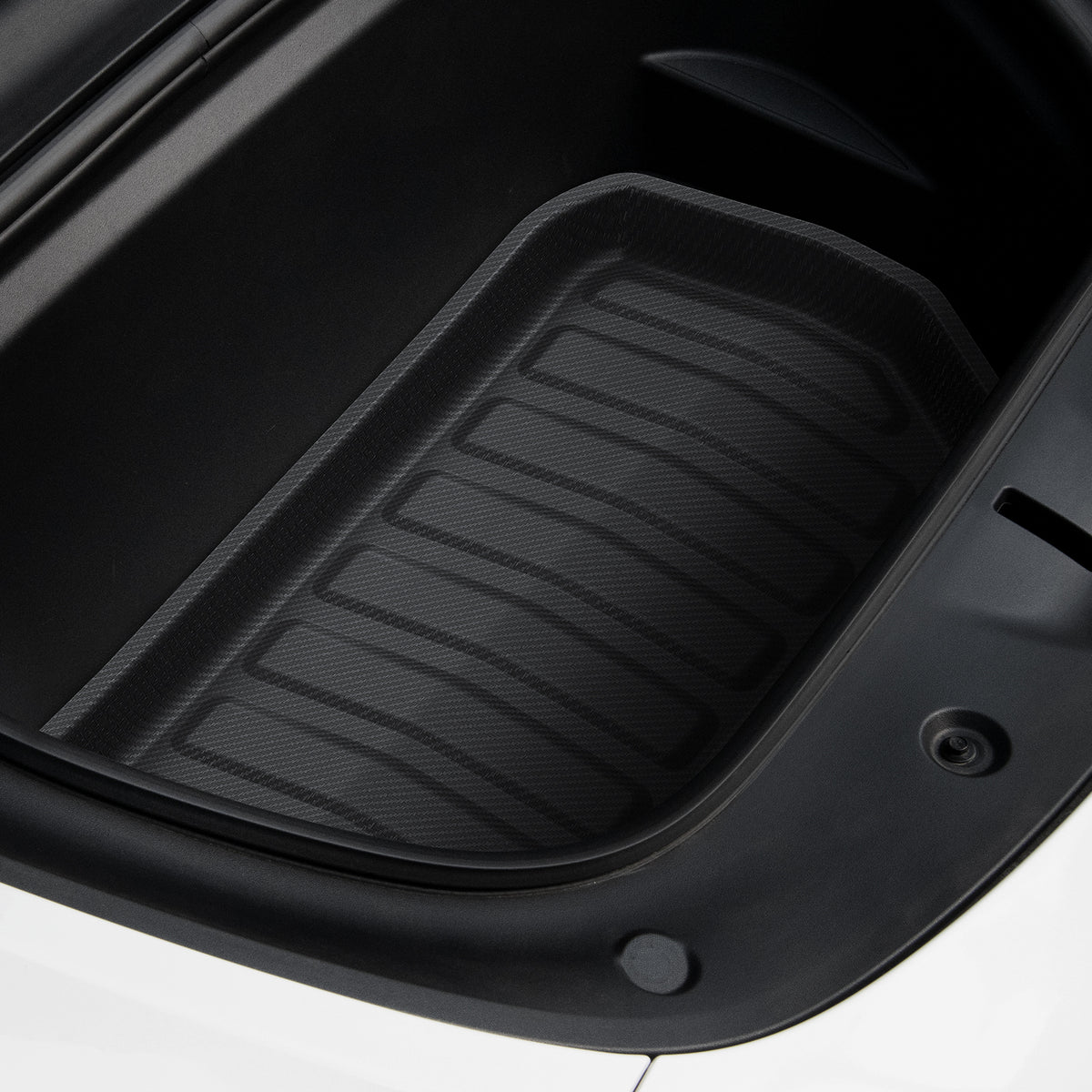 Kofferraummatte vorne für Tesla Model Y, Spigen Car Mat Front Trunk, Schwarz