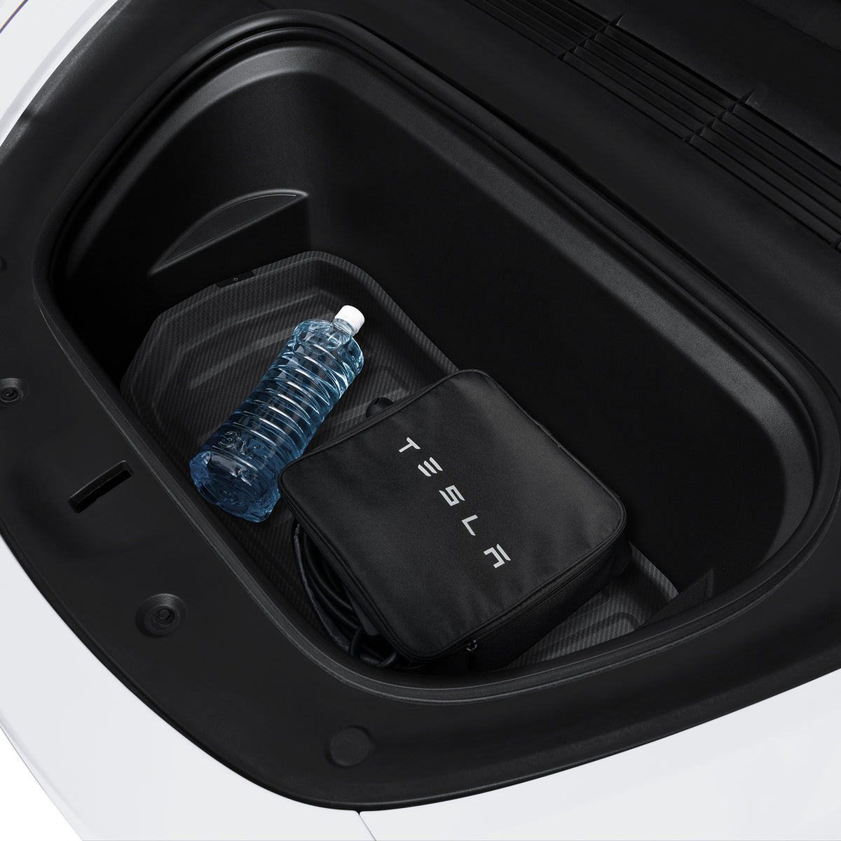 Kofferraummatte vorne für Tesla Model Y, Spigen Car Mat Front Trunk, Schwarz