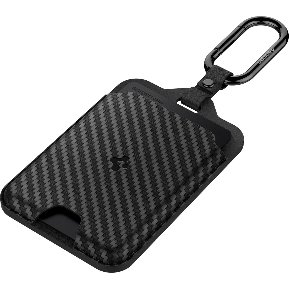 Schlüssel-/Kartenetui für Tesla, Spigen Universal Card Holder Case 2-Pack, Schwarz