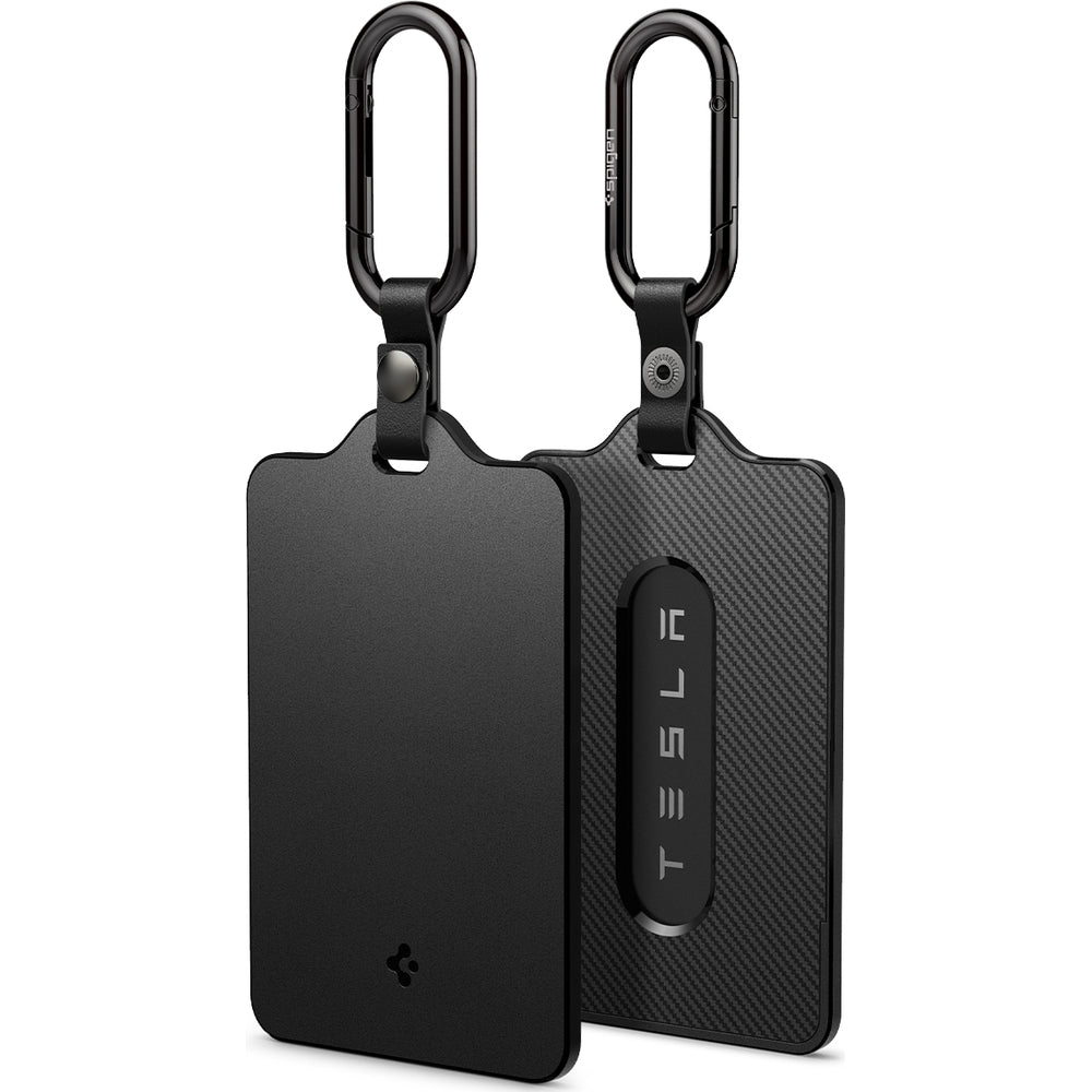 Schlüssel-/Kartenetui für Tesla, Spigen Card Holder Case 2-Pack, Schwarz
