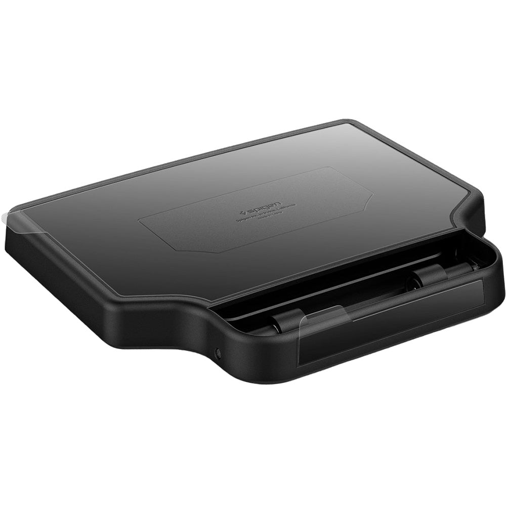 Auto-Organizer für Tesla Model 3 Highland (2024), Spigen Console Organizer Hidden Storage Box, Schwarz