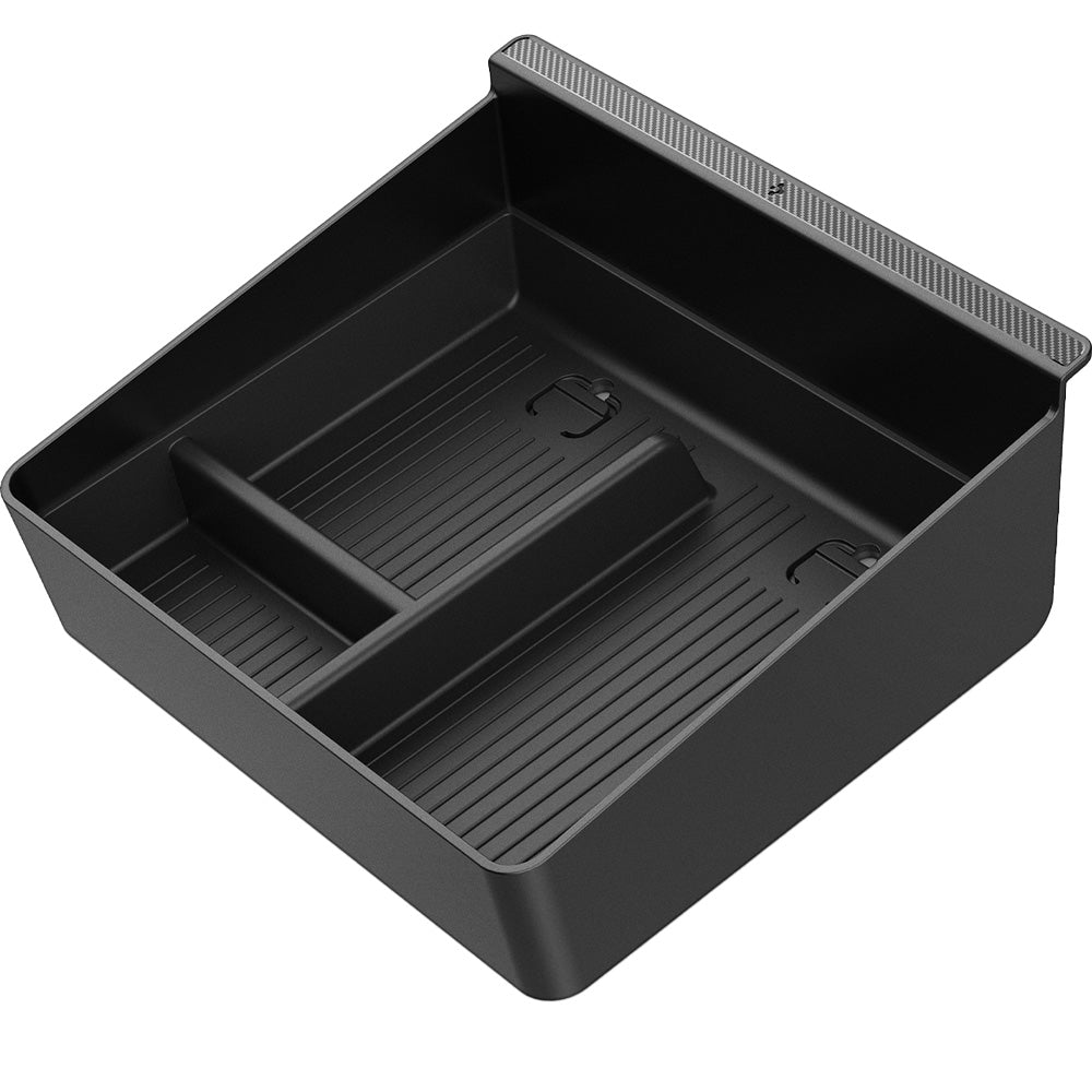 Auto-Organizer für Tesla Model 3 Highland 2024, Spigen Console Organizer Tray, Schwarz