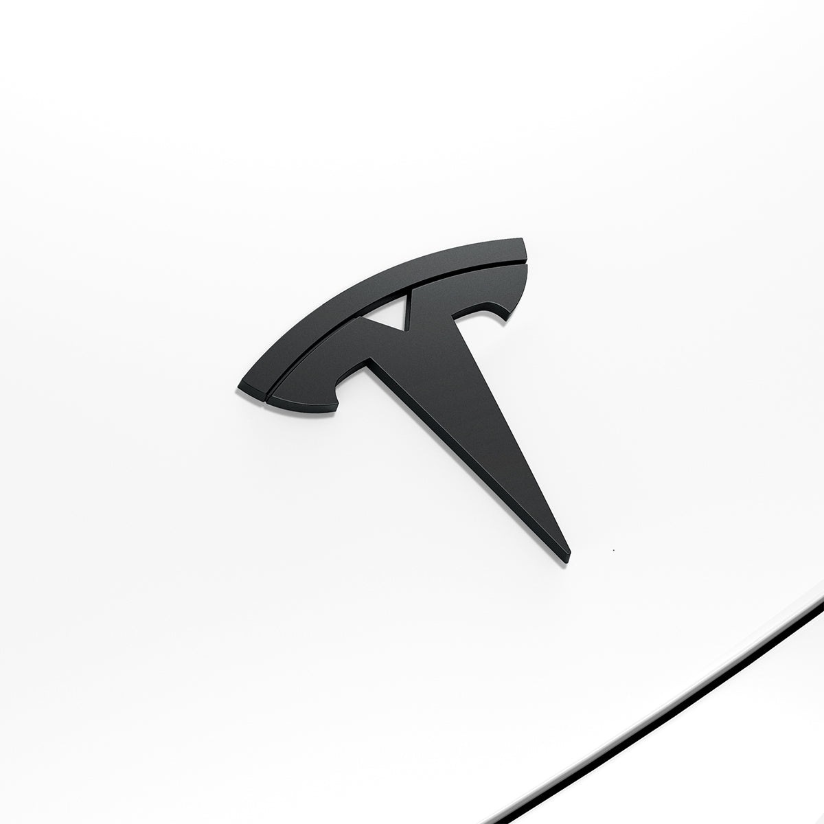 Schutzabdeckung für Motorhaubenemblem/Marker für Tesla Model 3 Highland 2024-25, Spigen, Schwarz