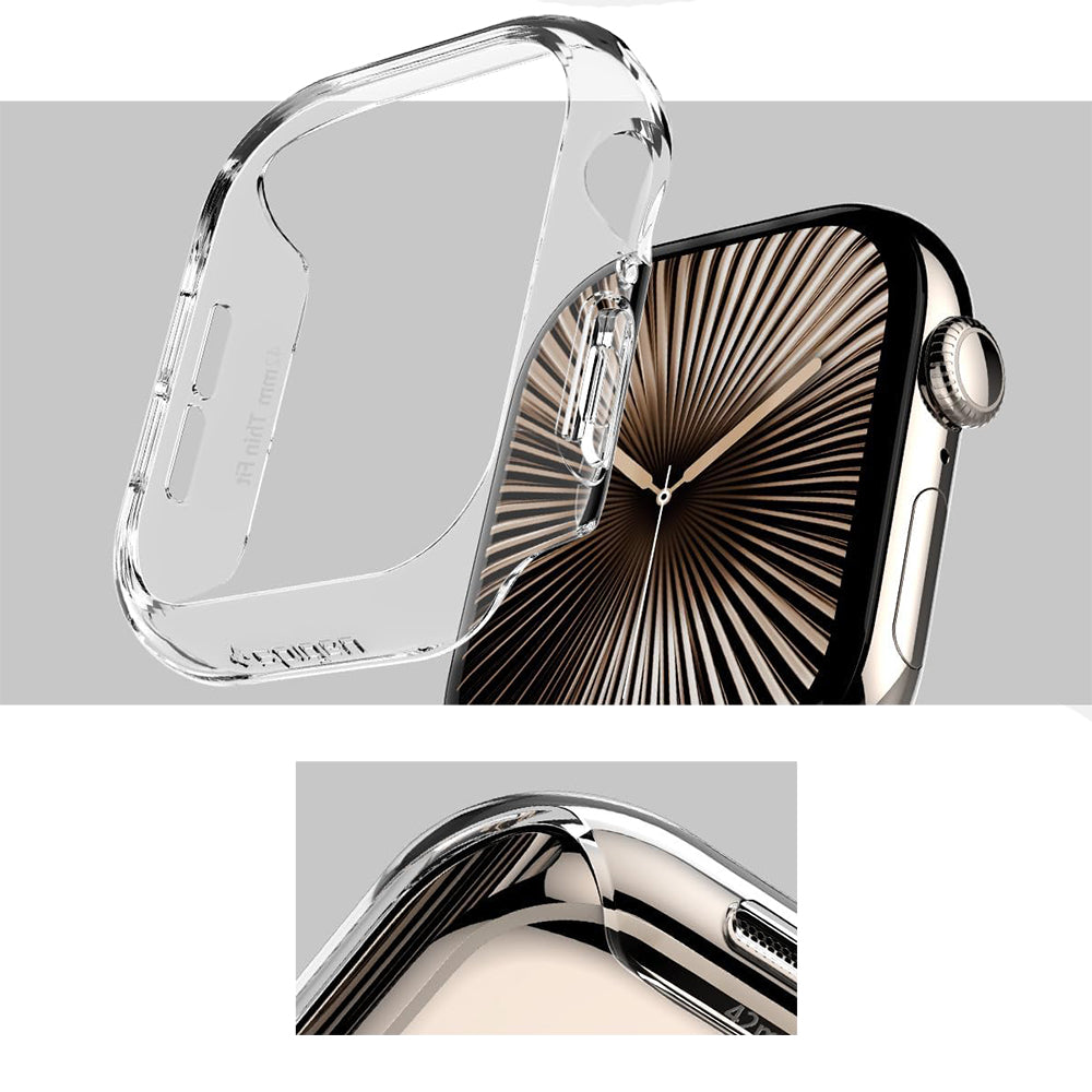Schutzhülle für Apple Watch 10 42 mm, Spigen Thin Fit, Transparent