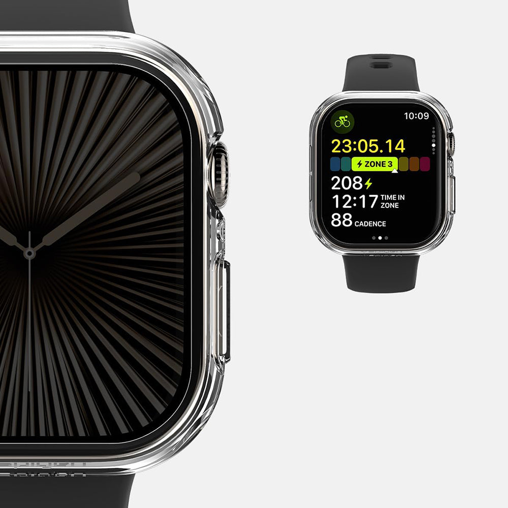 Schutzhülle für Apple Watch 10 42 mm, Spigen Thin Fit, Transparent
