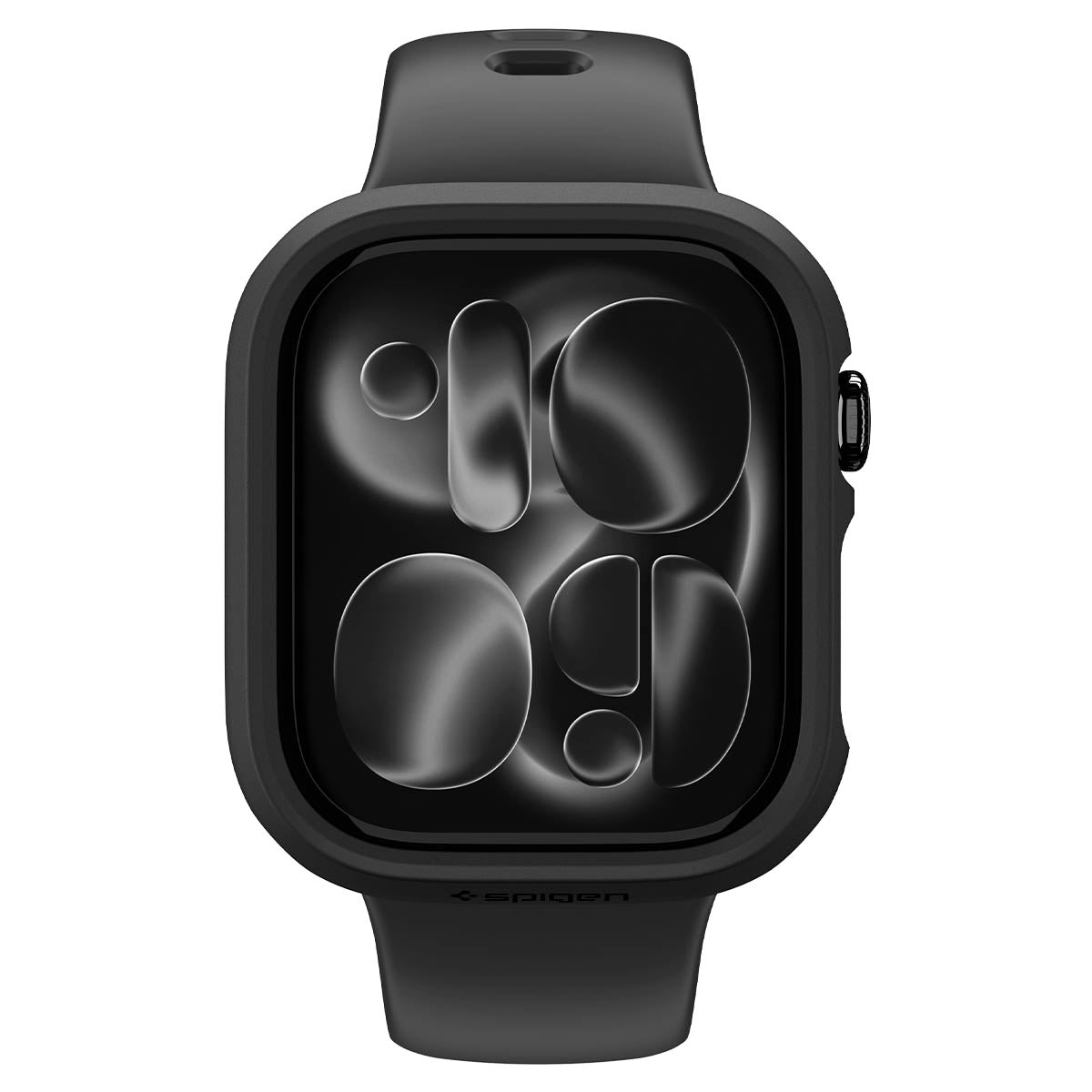 Schutzhülle für Apple Watch Series 12 42mm, Spigen Thin Fit, Schwarz (14/16)