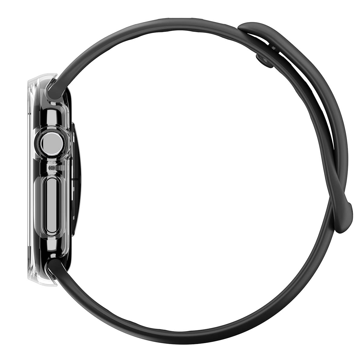 Schutzhülle für Apple Watch Series 12 46mm, Spigen Thin Fit, Transparent (15/16)