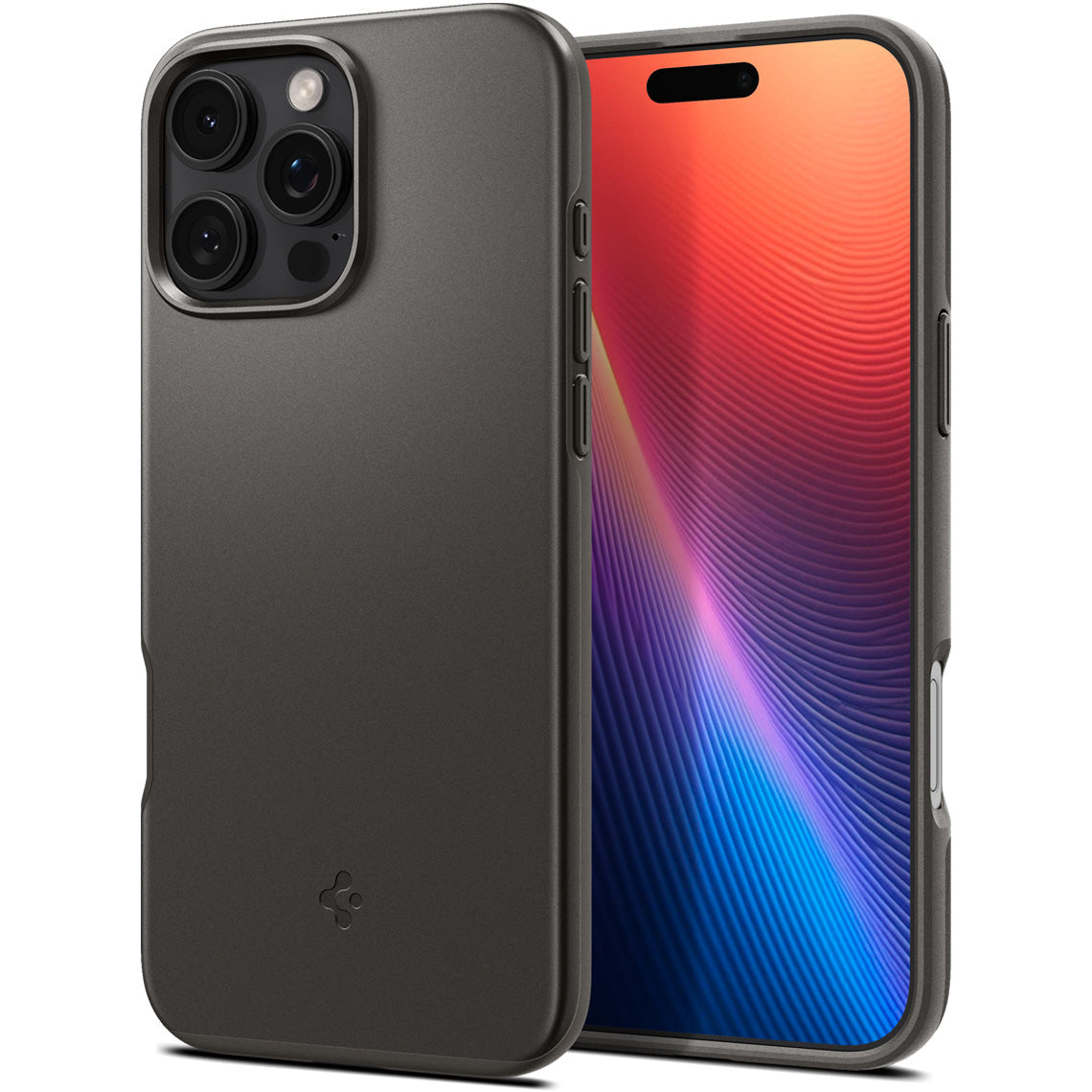 Handyhülle für iPhone 16 Pro Max, Spigen Thin Fit Mag mit MagSafe, Rotguss