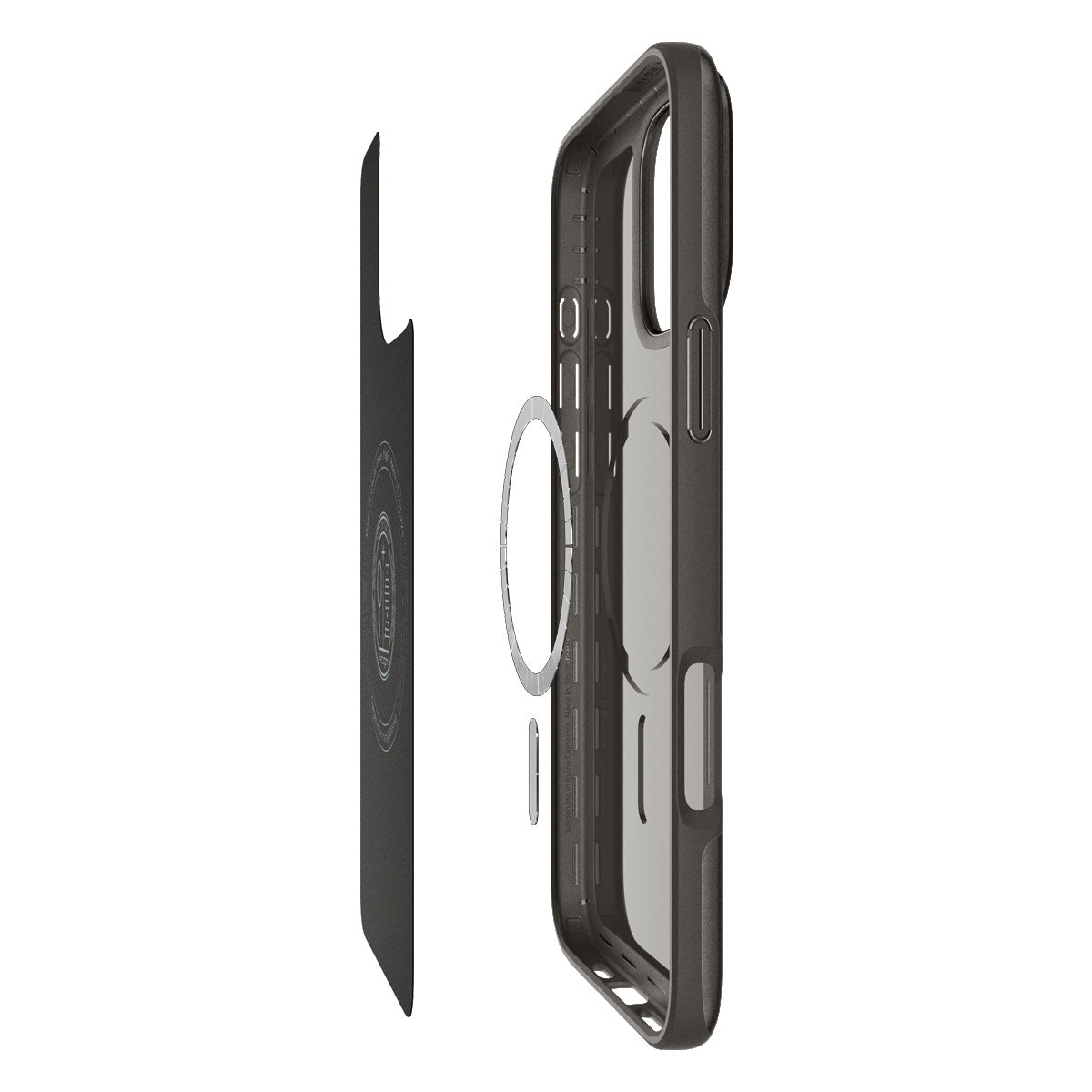Handyhülle für iPhone 16 Pro Max, Spigen Thin Fit Mag mit MagSafe, Rotguss