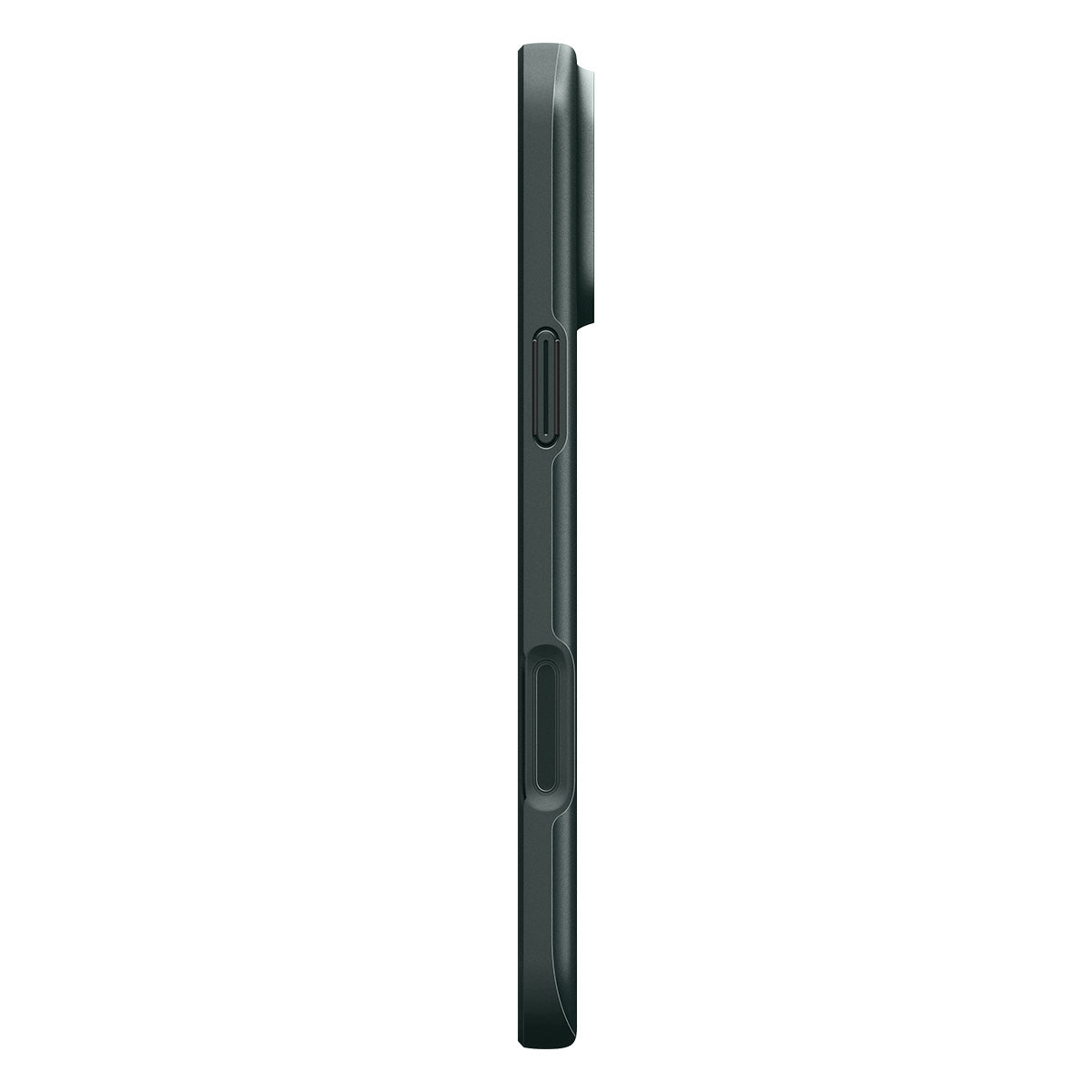 Handyhülle für iPhone 18 Pro, Spigen Thin Fit Mag mit MagSafe, Grün (12/15)