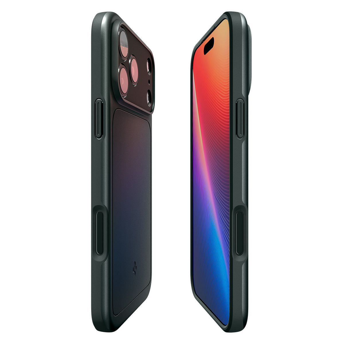 Handyhülle für iPhone 18 Pro, Spigen Thin Fit Mag mit MagSafe, Grün (13/15)