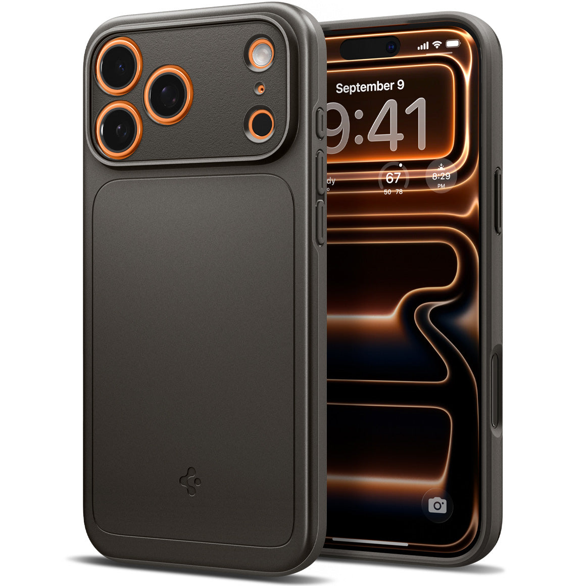 Handyhülle für iPhone 18 Pro, Spigen Thin Fit Mag mit MagSafe, Grau (1/15)