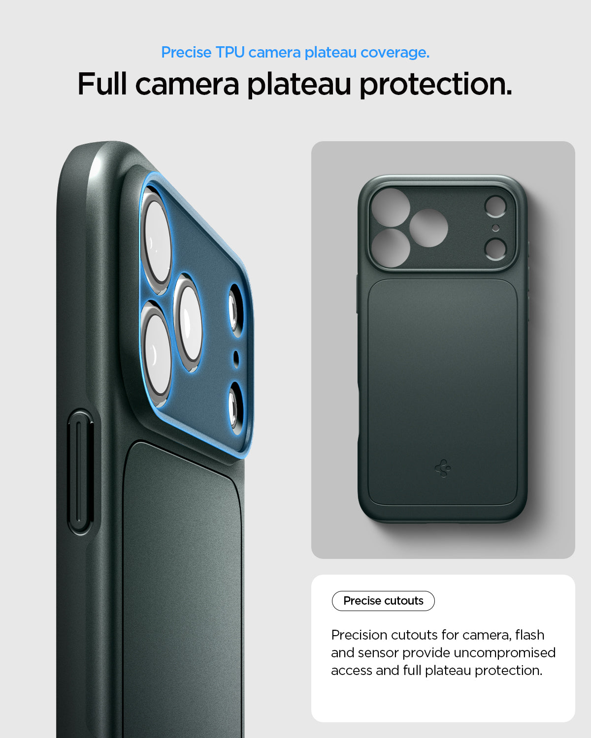 Handyhülle für iPhone 18 Pro Max, Spigen Thin Fit Mag mit MagSafe, Grün (2/15)