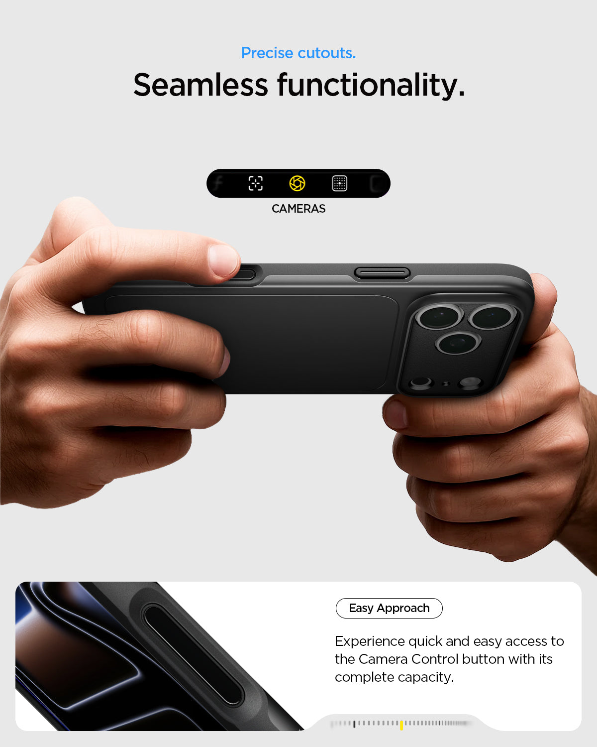Handyhülle für iPhone 18 Pro Max, Spigen Thin Fit Mag mit MagSafe, Schwarz (5/15)
