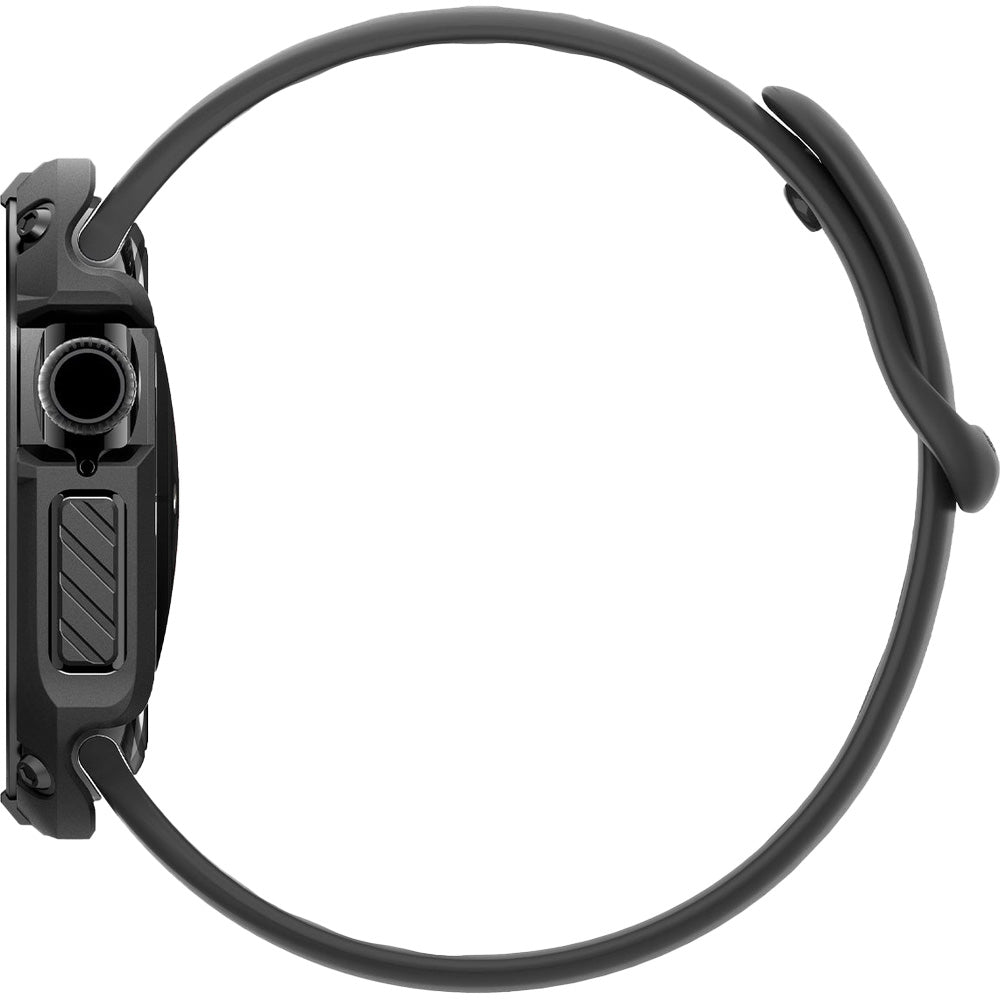 Schutzhülle mit Glas für Apple Watch 10 46 mm, Spigen Tough Armor SP, Schwarz