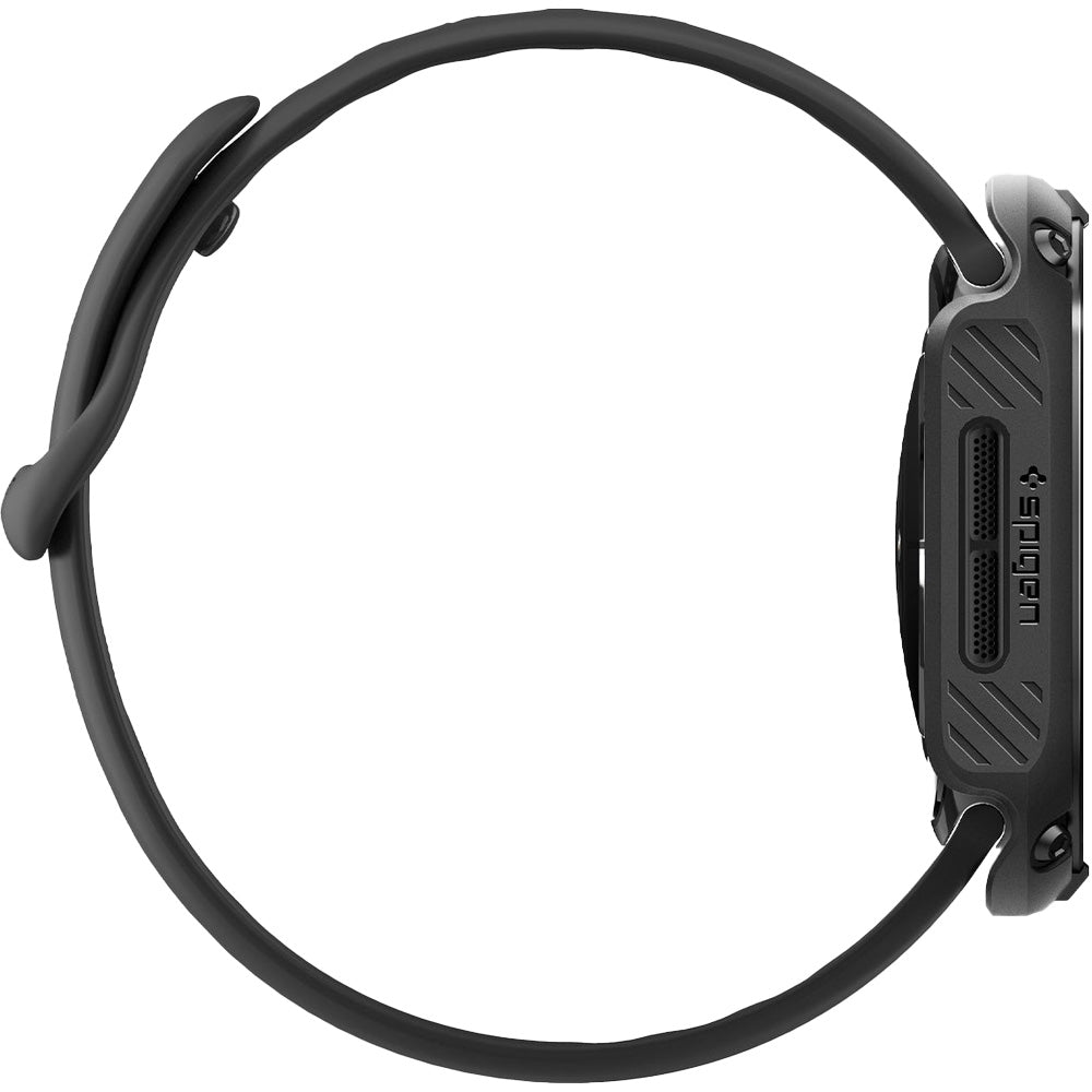 Schutzhülle mit Glas für Apple Watch 10 46 mm, Spigen Tough Armor SP, Schwarz