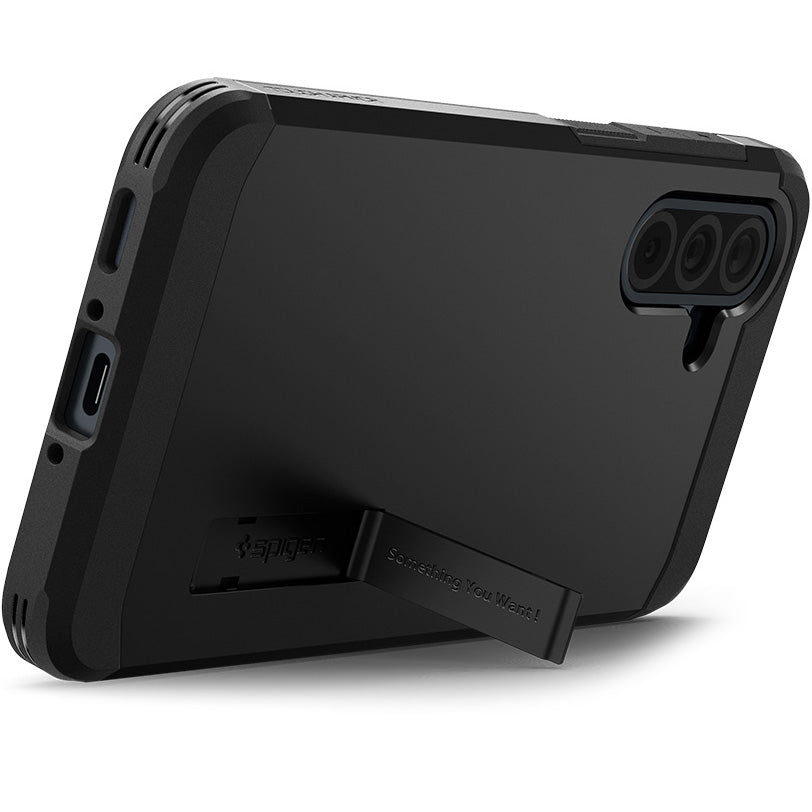 Handyhülle für Galaxy A36 5G, Spigen Tough Armor, Schwarz