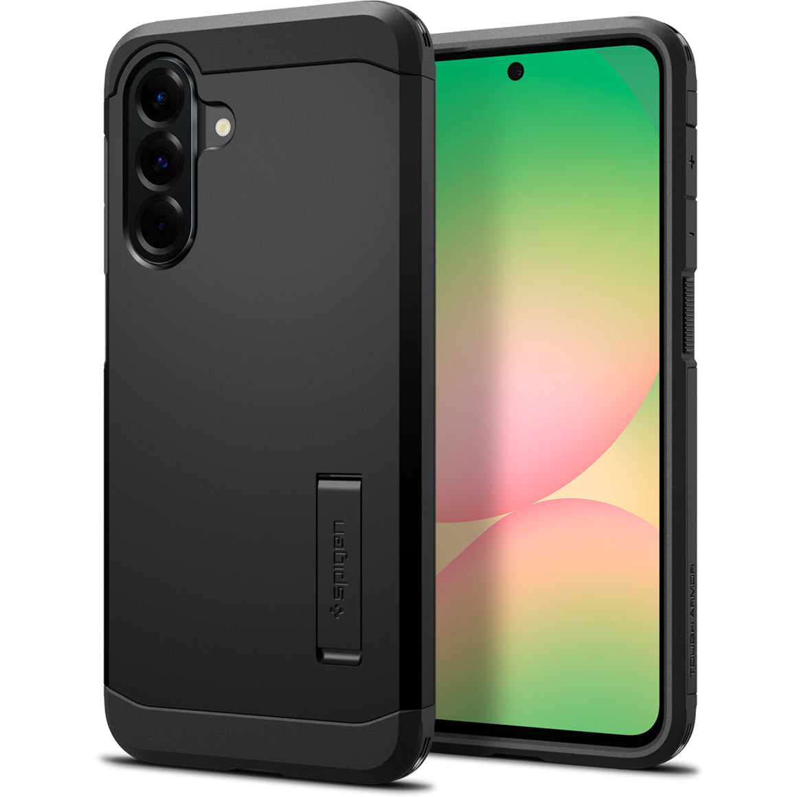 Handyhülle für Galaxy A56 5G, Spigen Tough Armor, Schwarz