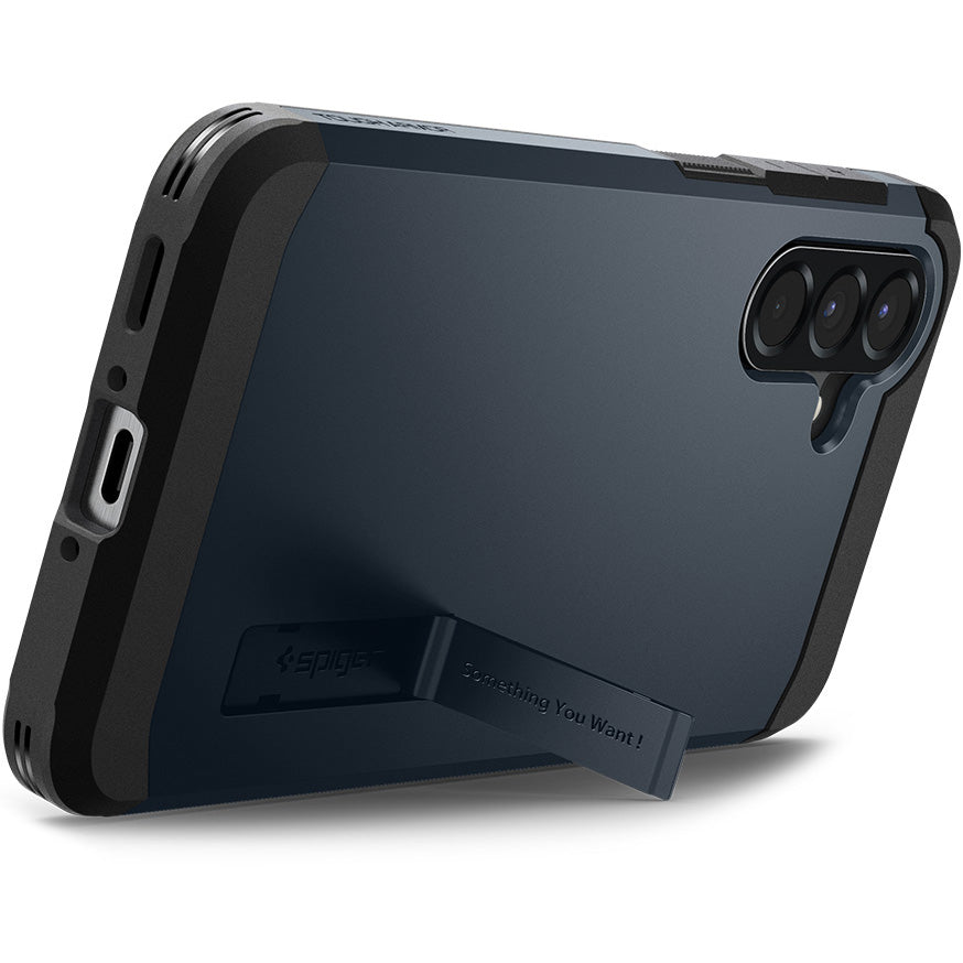 Handyhülle für Galaxy A56 5G, Spigen Tough Armor, Dunkelblau