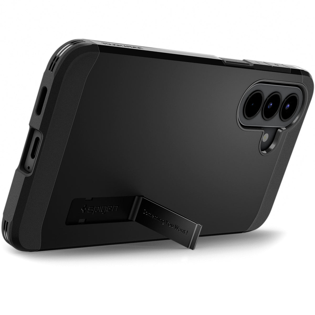 Handyhülle für Galaxy A57 5G, Spigen Tough Armor, Schwarz