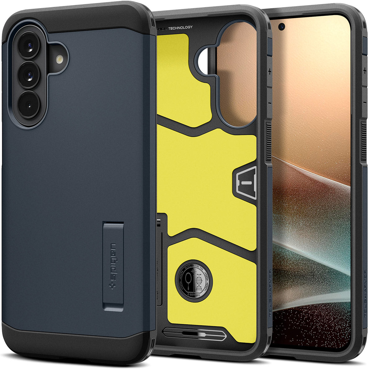 Handyhülle für Galaxy A57 5G, Spigen Tough Armor, Dunkelblau