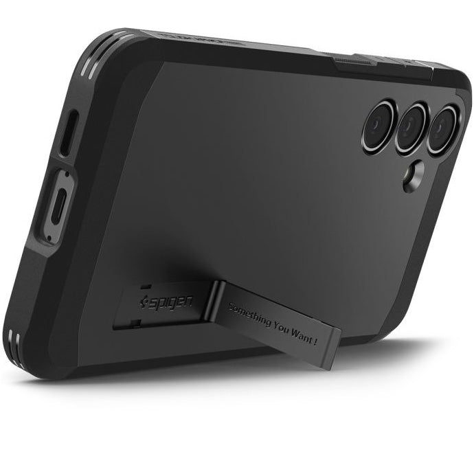 Handyhülle für Galaxy S24 FE, Spigen Tough Armor Mag mit MagSafe, Schwarz