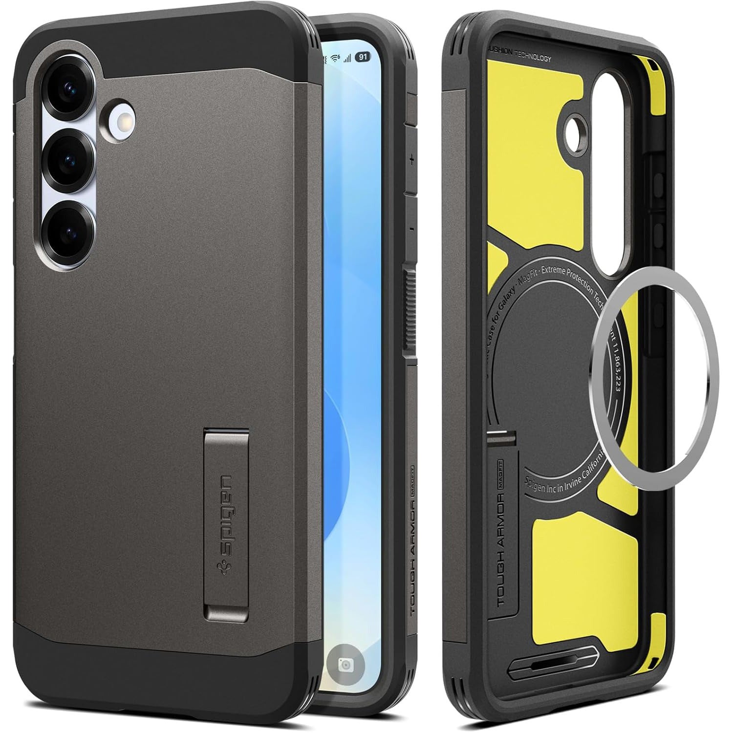 Handyhülle für Galaxy S25 Plus, Spigen Tough Armor Mag mit MagSafe, Rotguss