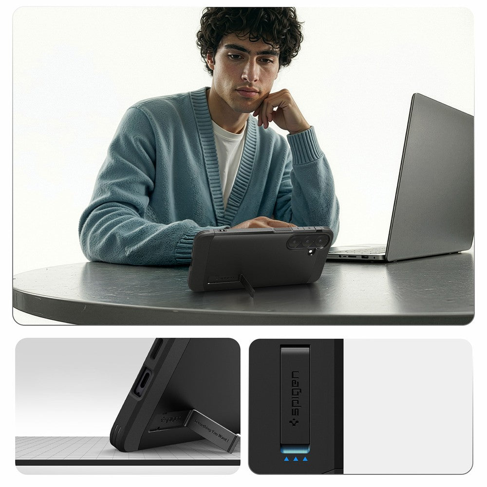 Handyhülle für Galaxy S26 FE, Spigen Tough Armor Mag mit MagSafe, Schwarz (4/16)