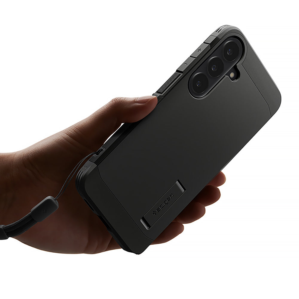 Handyhülle für Galaxy S26 FE, Spigen Tough Armor Mag mit MagSafe, Schwarz (7/16)