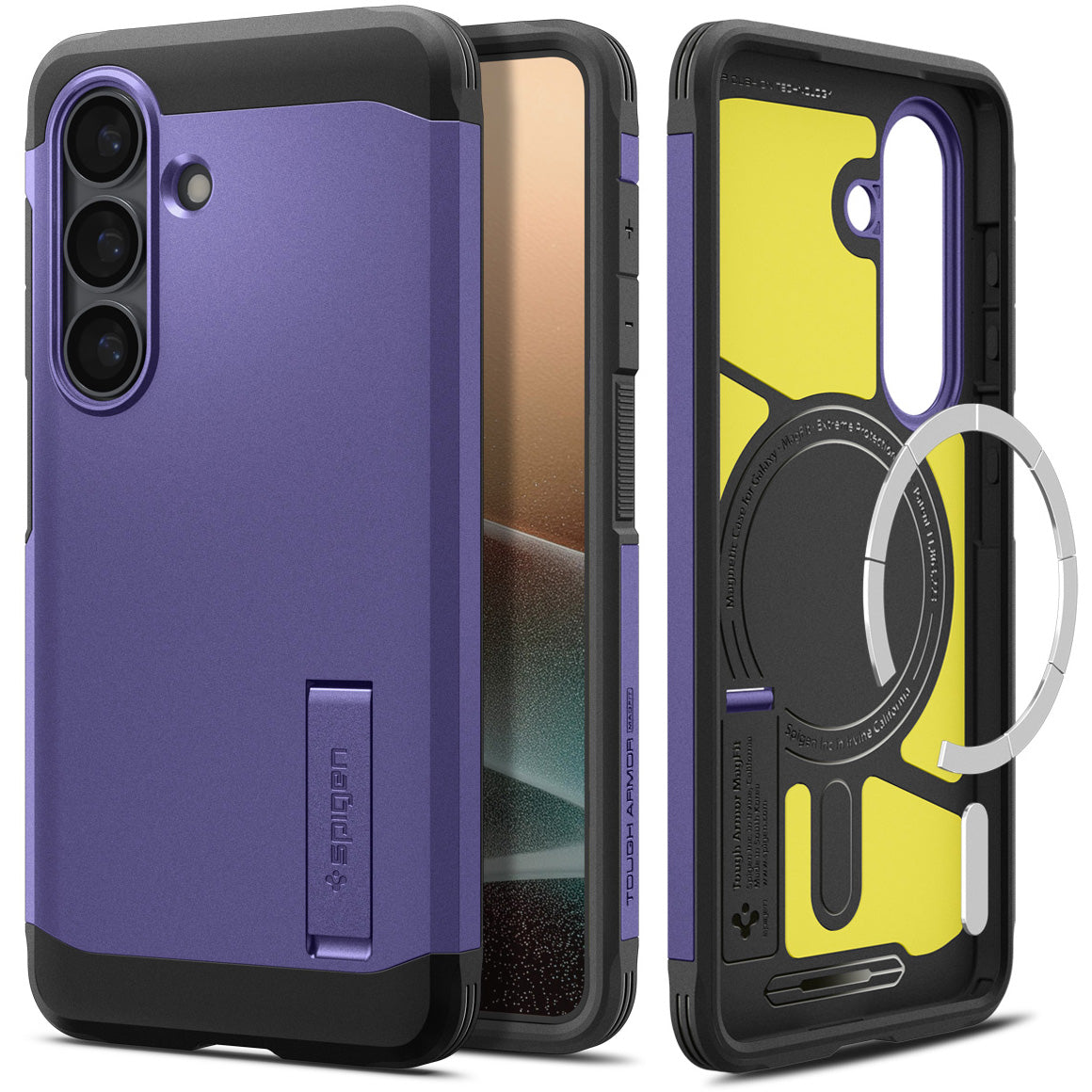 Handyhülle für Galaxy S26 Plus, Spigen Tough Armor Mag mit MagSafe, Violett