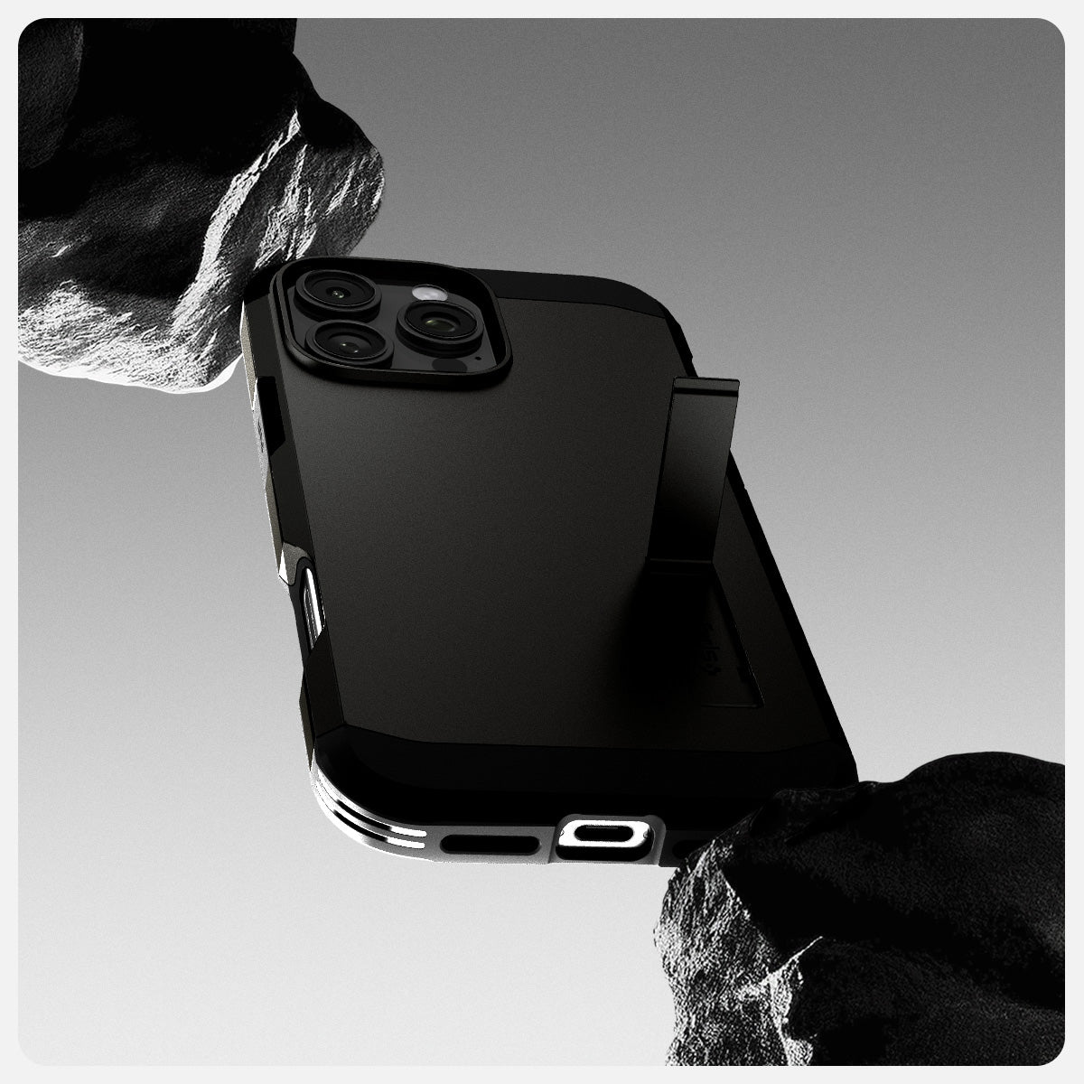 Handyhülle für iPhone 16 Pro, Spigen Tough Armor Mag mit MagSafe, Rotguss