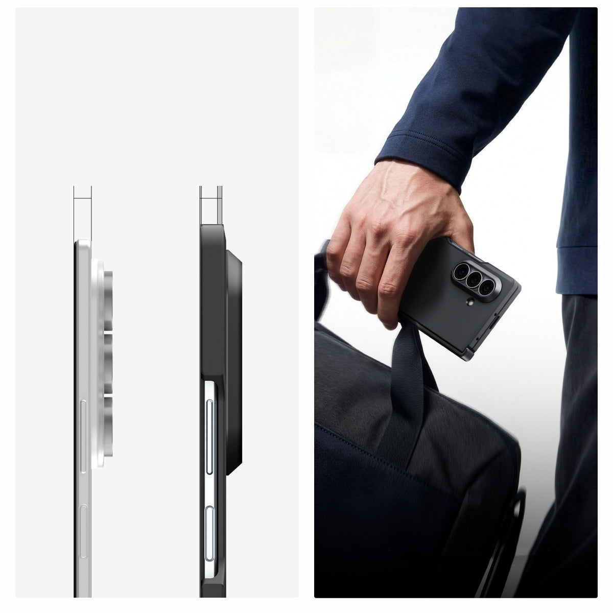 Handyhülle für Galaxy Z Fold8 Ultra, Spigen Tough Armor Pro Mag mit MagSafe, Grün