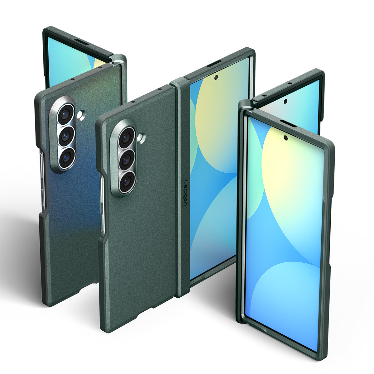 Handyhülle für Galaxy Z Fold8 Ultra, Spigen Tough Armor Pro Mag mit MagSafe, Grün