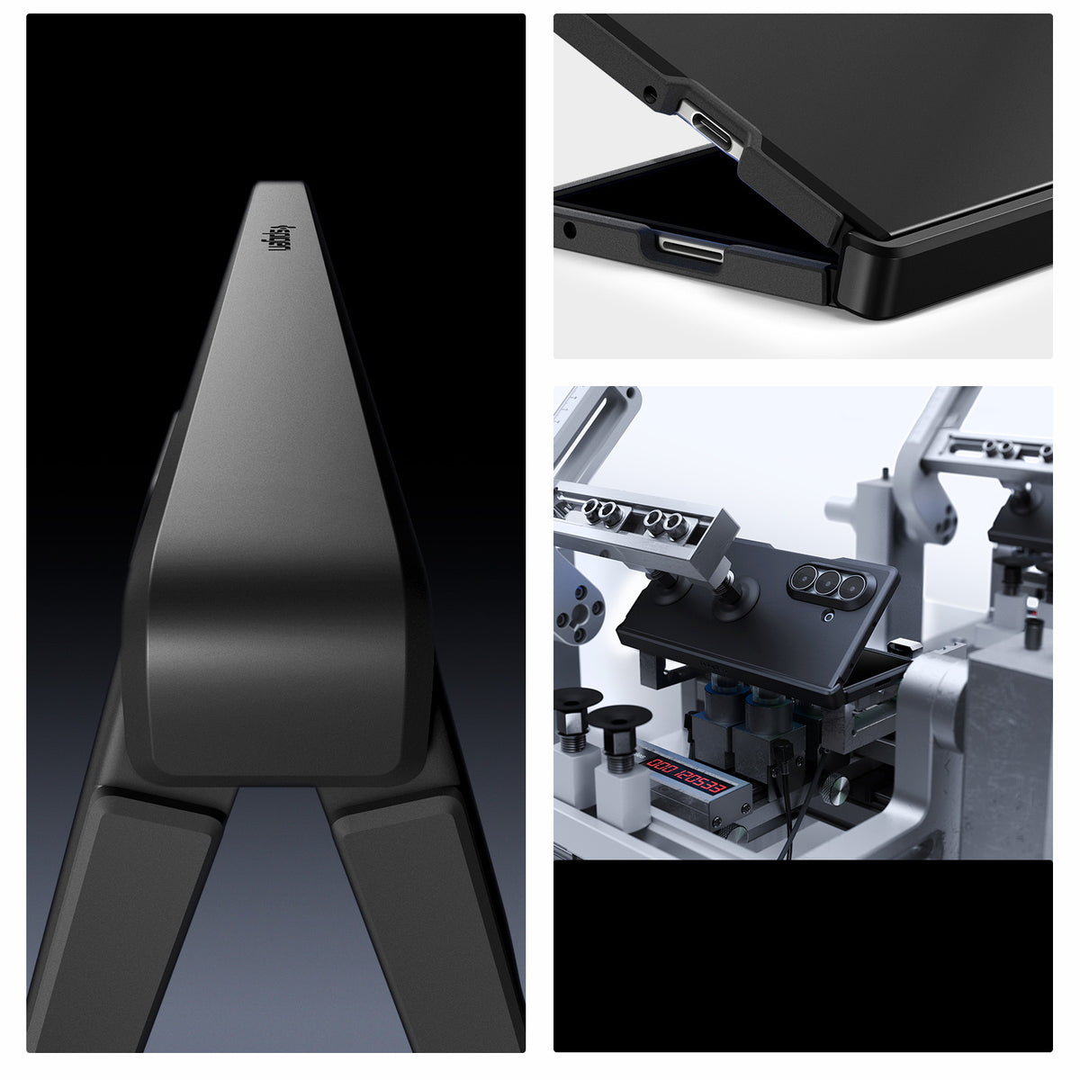 Handyhülle für Galaxy Z Fold8 Ultra, Spigen Tough Armor Pro Mag mit MagSafe, Schwarz