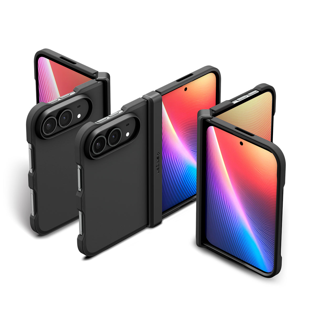 Handyhülle für iPhone Duo, Spigen Tough Armor Pro Mag mit MagSafe, Schwarz (9/15)