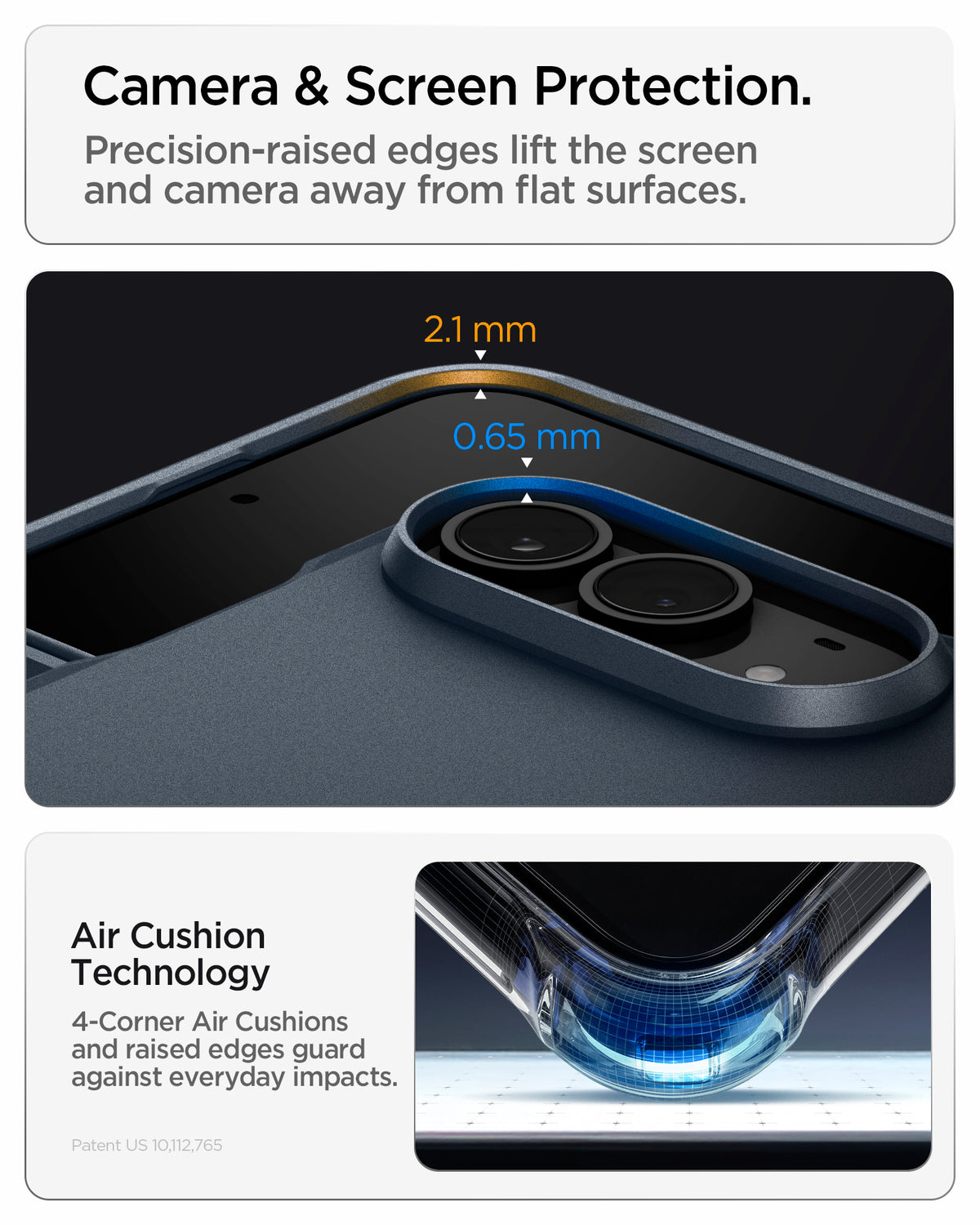 Handyhülle für iPhone Duo, Spigen Tough Armor Pro Mag mit MagSafe, Dunkelblau (4/15)