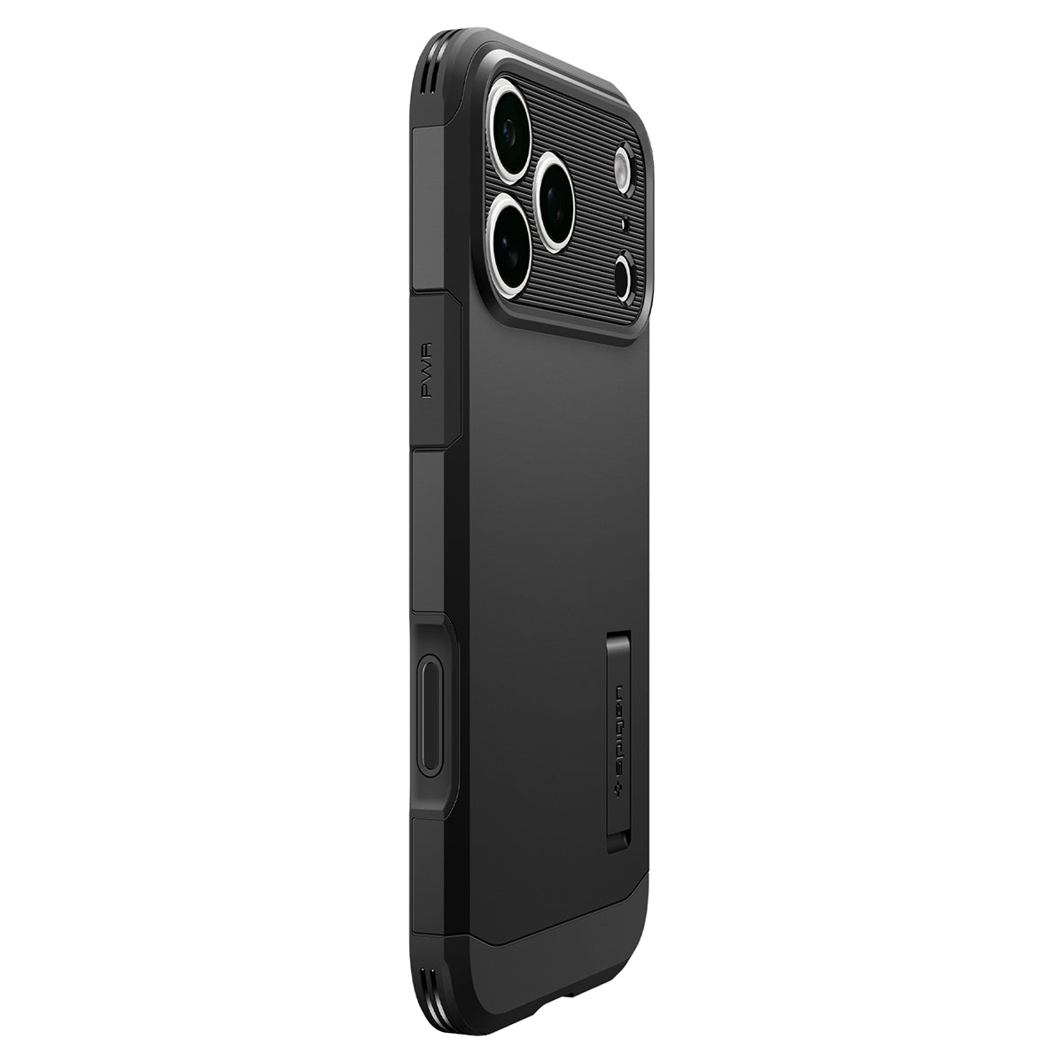 Handyhülle für iPhone 18 Pro, Spigen Tough Armor T Mag (CC) mit MagSafe, Schwarz (13/16)