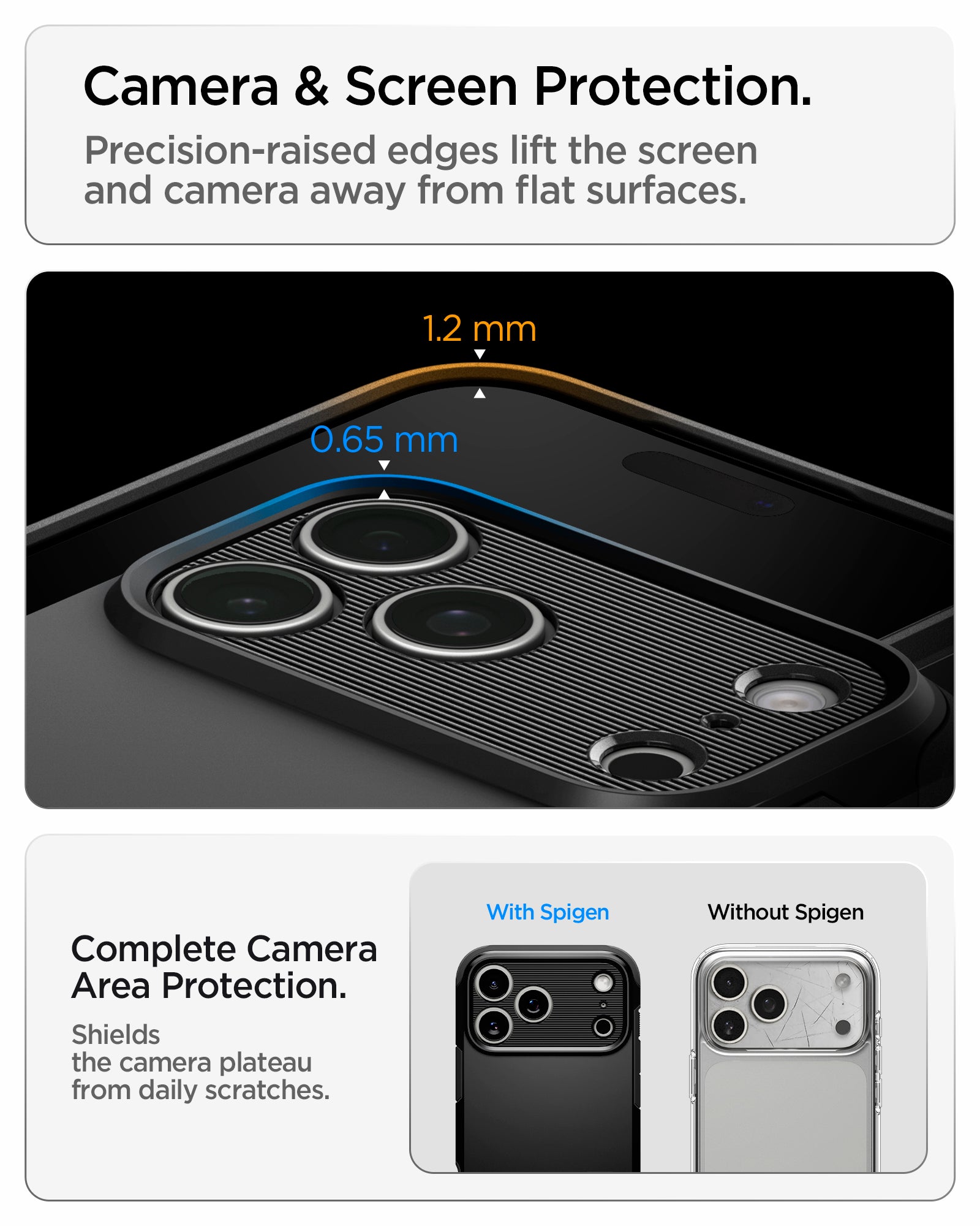 Handyhülle für iPhone 18 Pro Max, Spigen Tough Armor T Mag (CC) mit MagSafe, Schwarz (5/16)