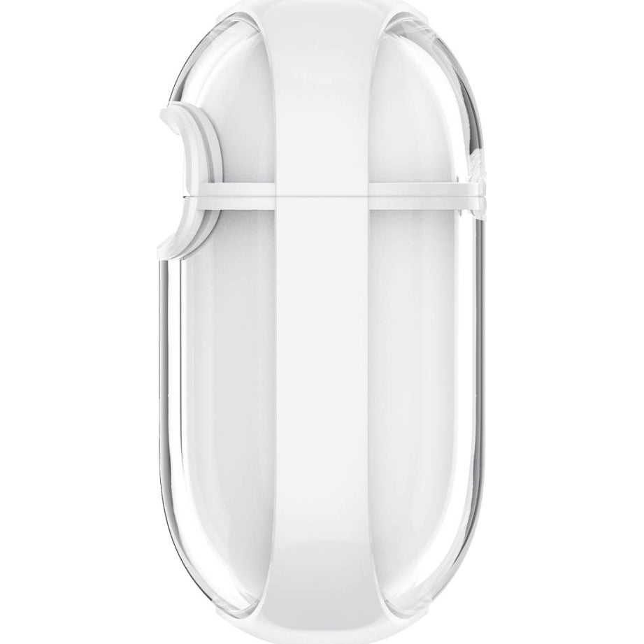 Schutzhülle für Apple AirPods 5 / 4, Spigen Ultra Hybrid, Transparent-Weiß