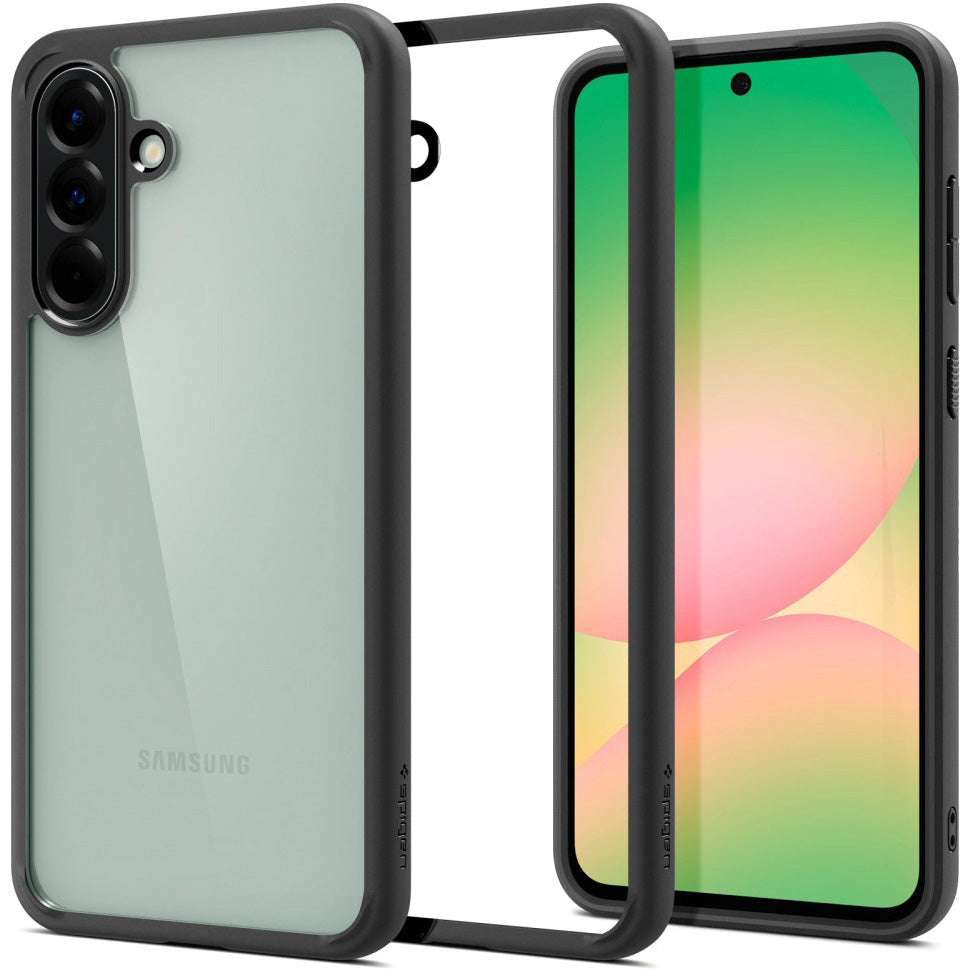 Handyhülle für Galaxy A56 5G, Spigen Ultra Hybrid, Transparent-Schwarz