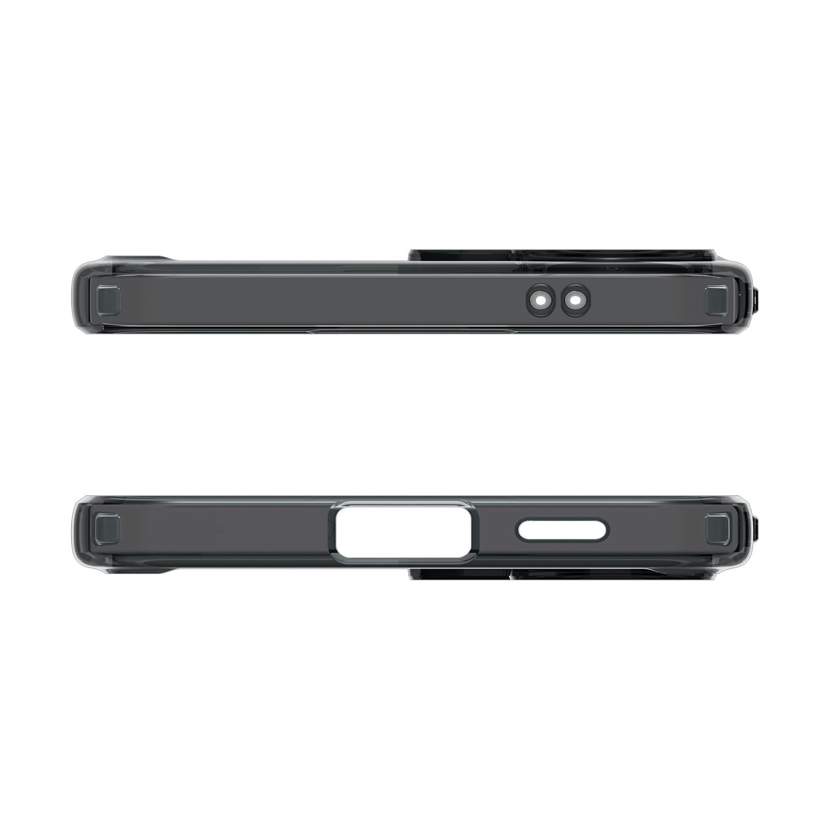 Handyhülle für Galaxy A57 5G, Spigen Ultra Hybrid, Transparent-Rauchfarben