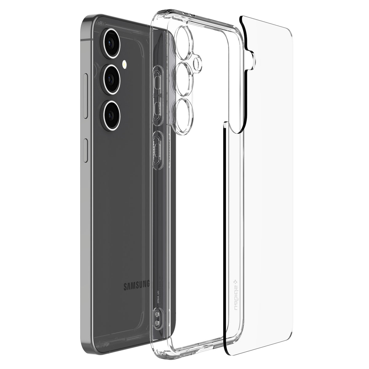 Handyhülle für Galaxy S24 FE, Spigen Ultra Hybrid, Transparent