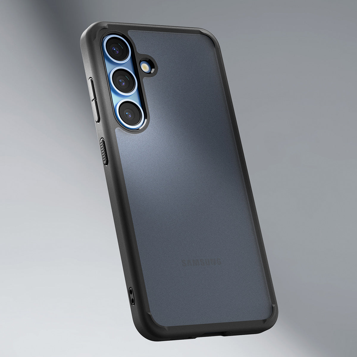 Handyhülle für Galaxy S25, Spigen Ultra Hybrid, Durchscheinend-Schwarz