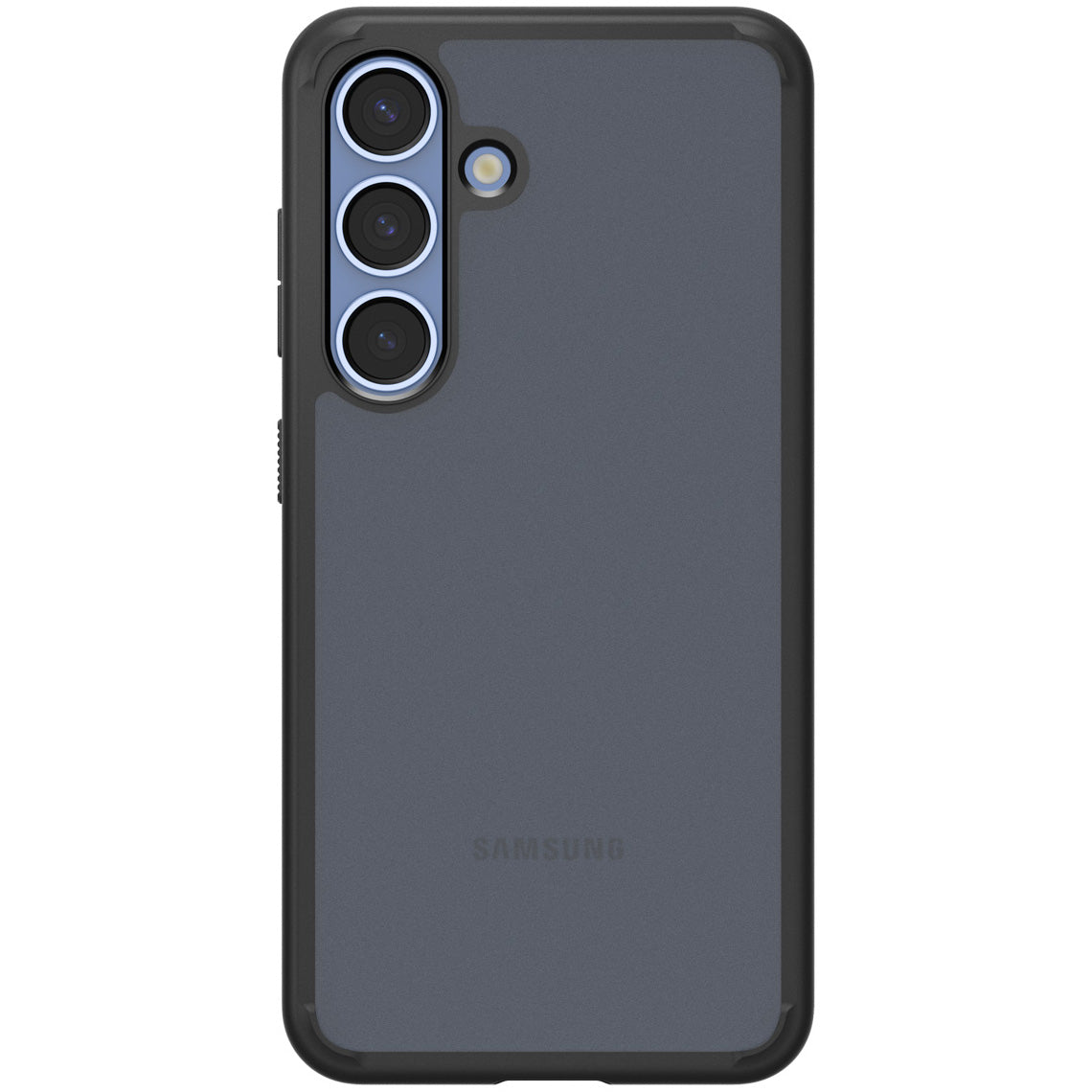 Handyhülle für Galaxy S25, Spigen Ultra Hybrid, Durchscheinend-Schwarz